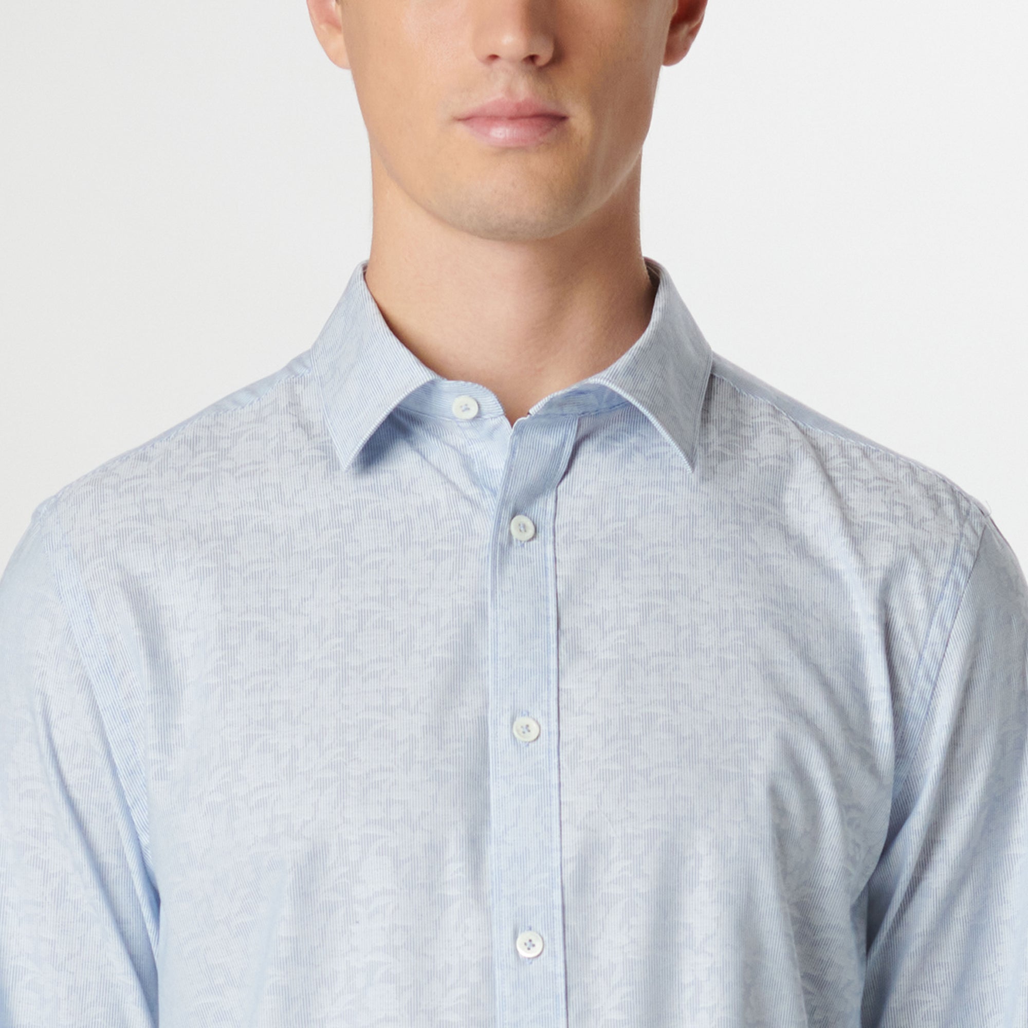Julian Pin Stripe Floral Shirt
