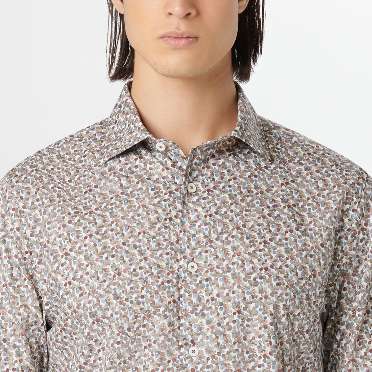 Axel Leaf Print Shirt