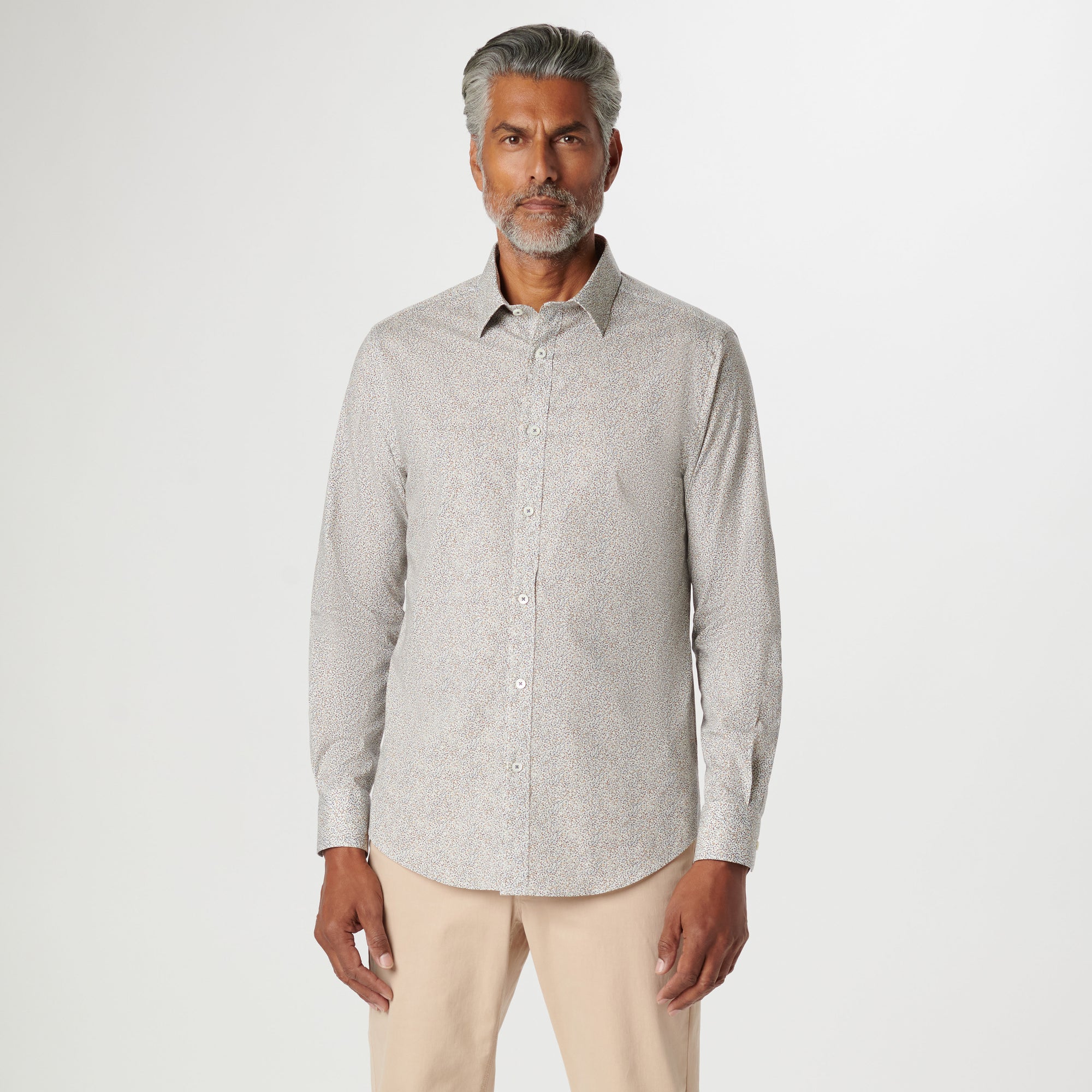 Julian Leaf Print Shirt