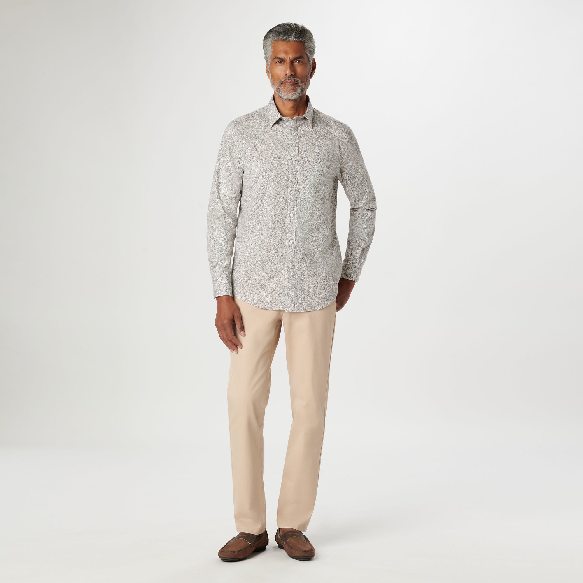 Julian Leaf Print Shirt