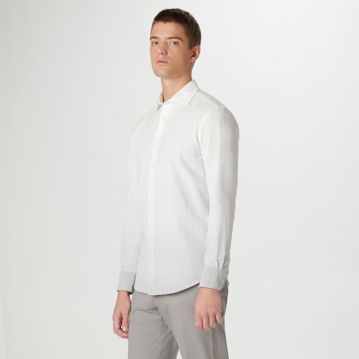 Axel Seersucker Gradient Shirt
