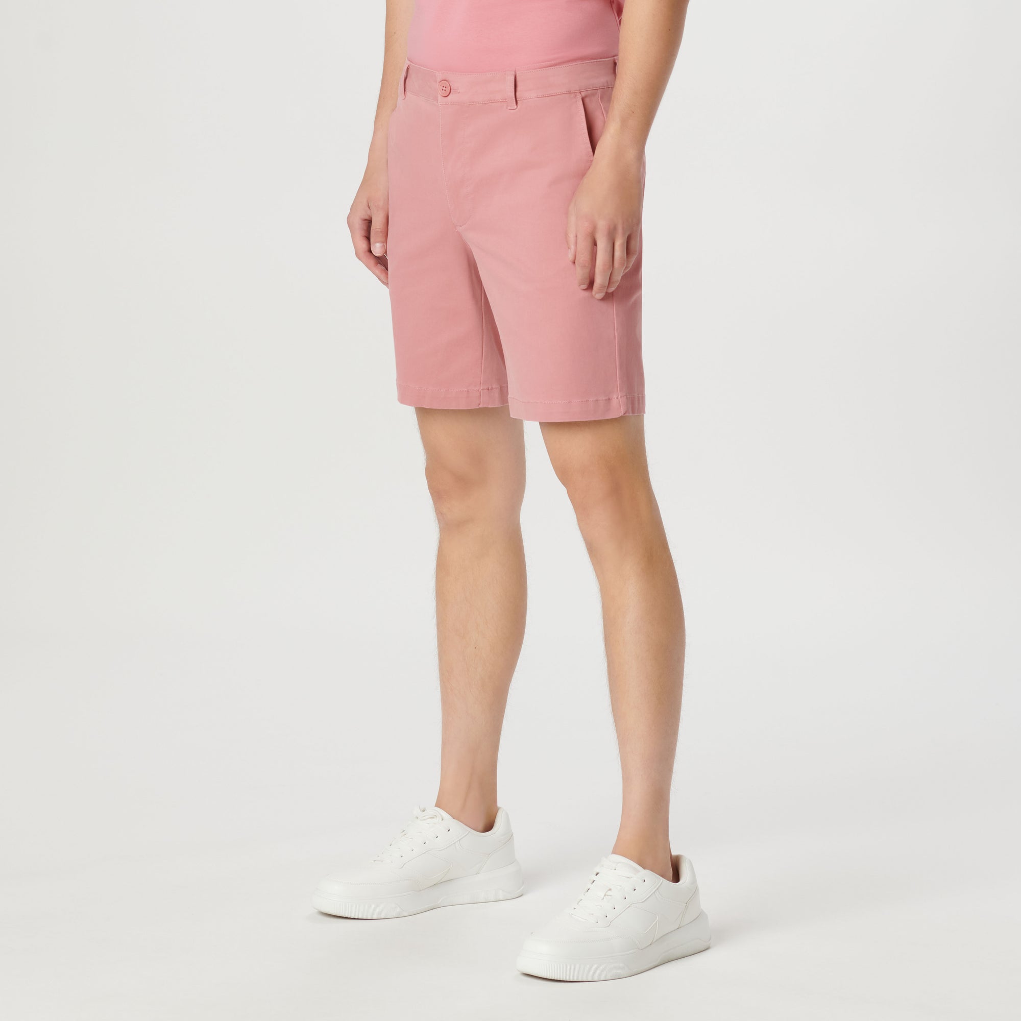 Solid Bermuda Shorts