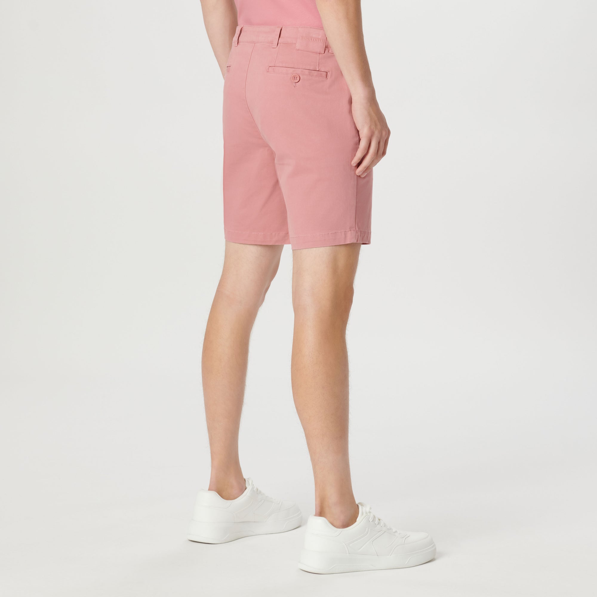 Solid Bermuda Shorts