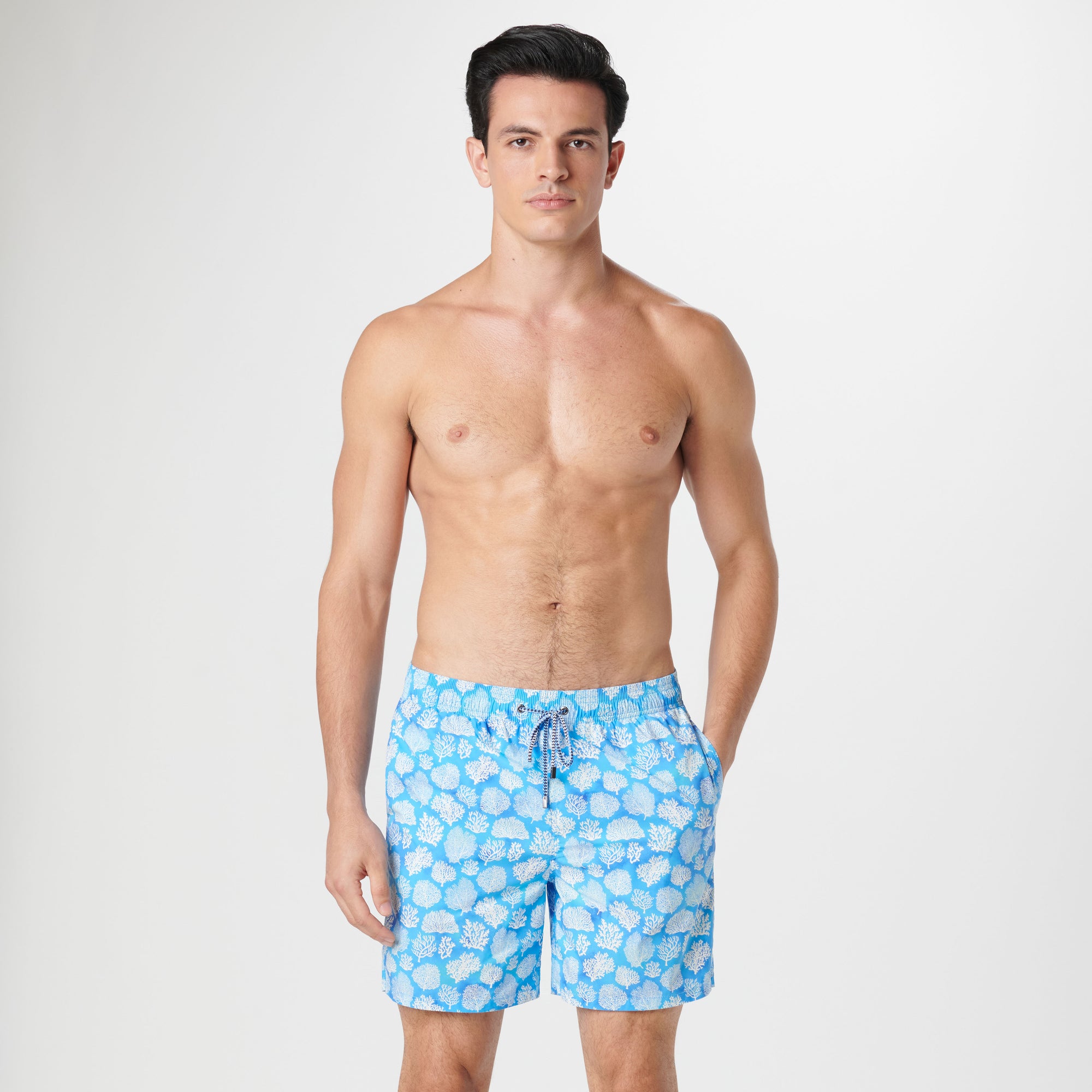 Cosmo Coral Swim Trunks