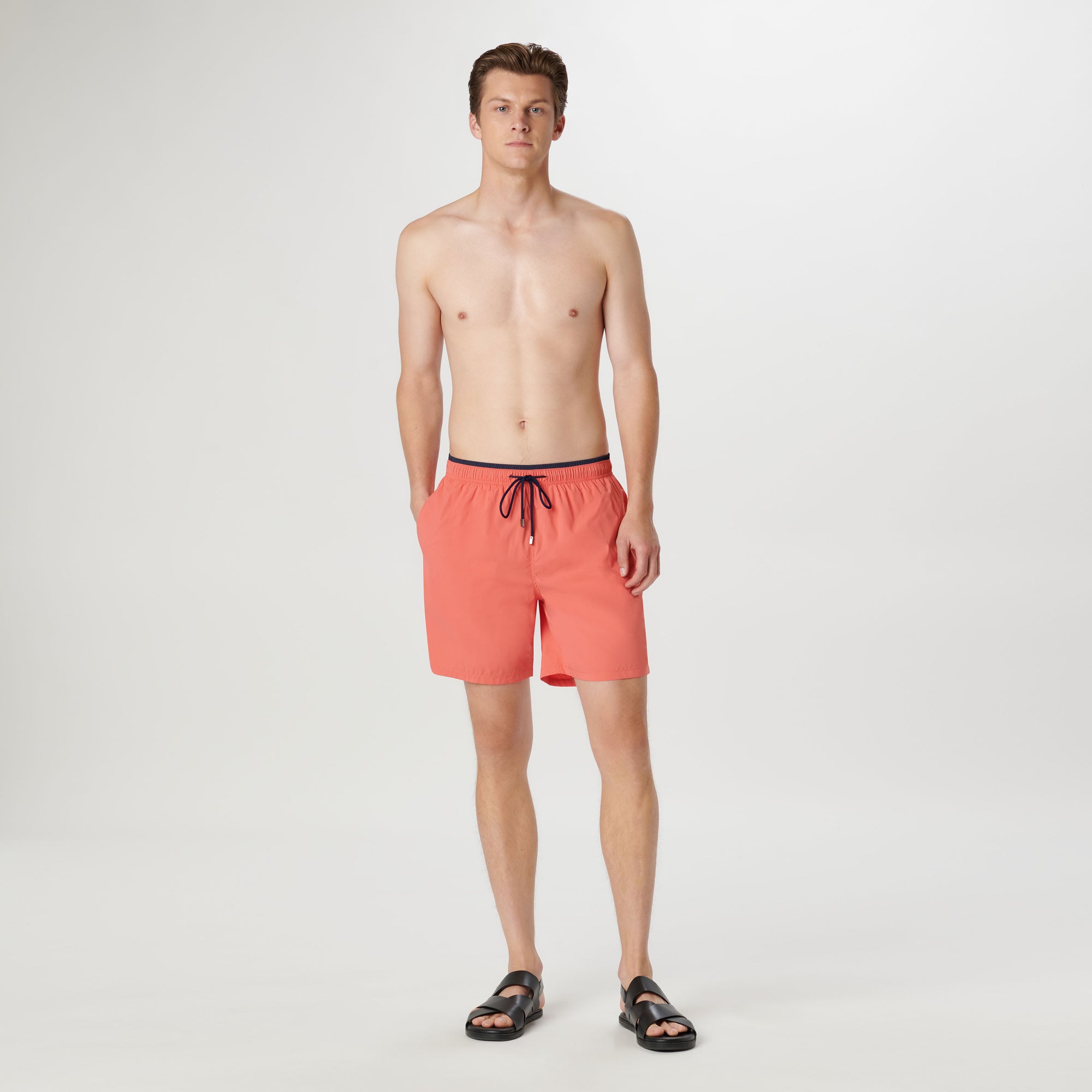 Quinn Solid Swim Trunks