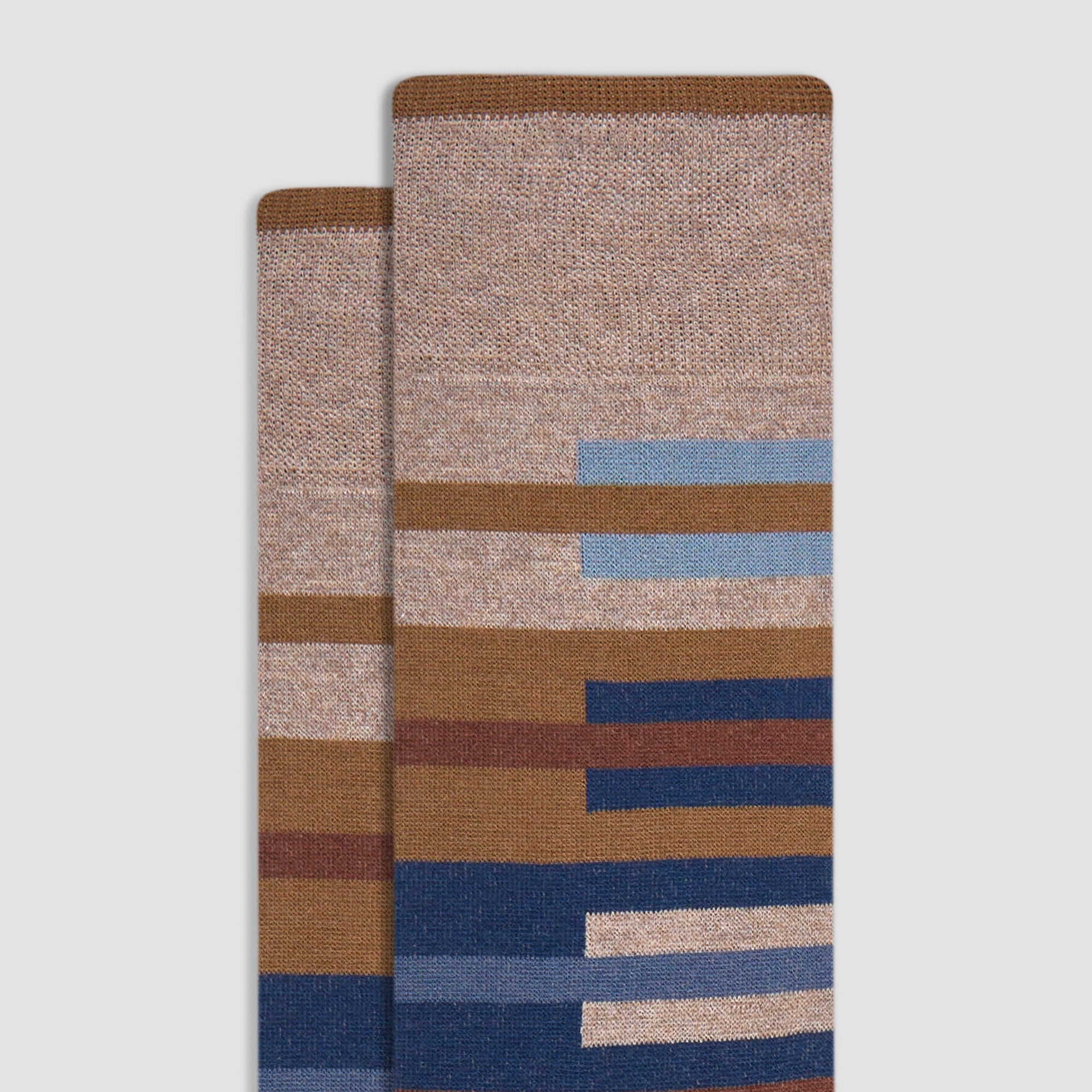 Striped Mid-Calf Socks
