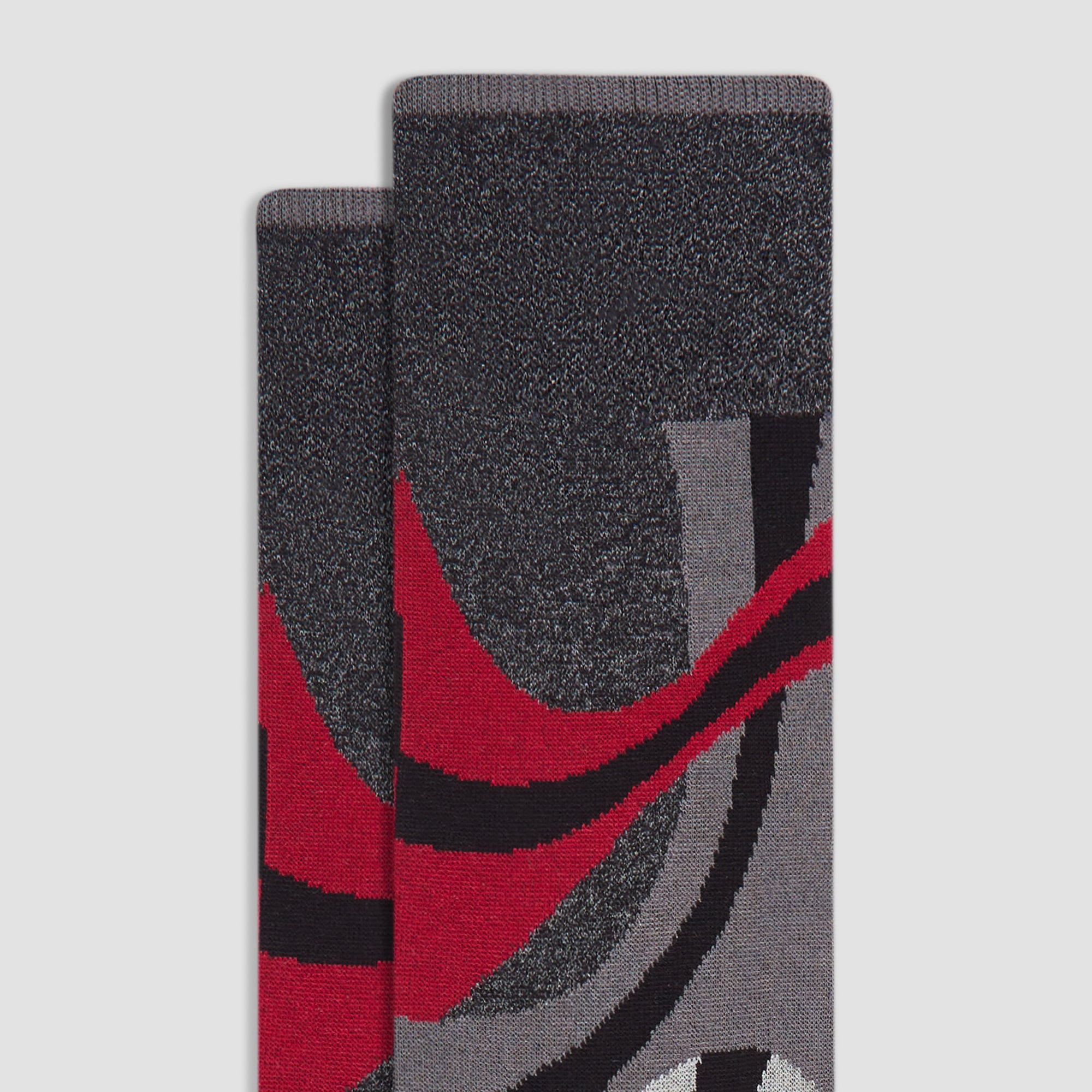 Abstract Mid-Calf Socks