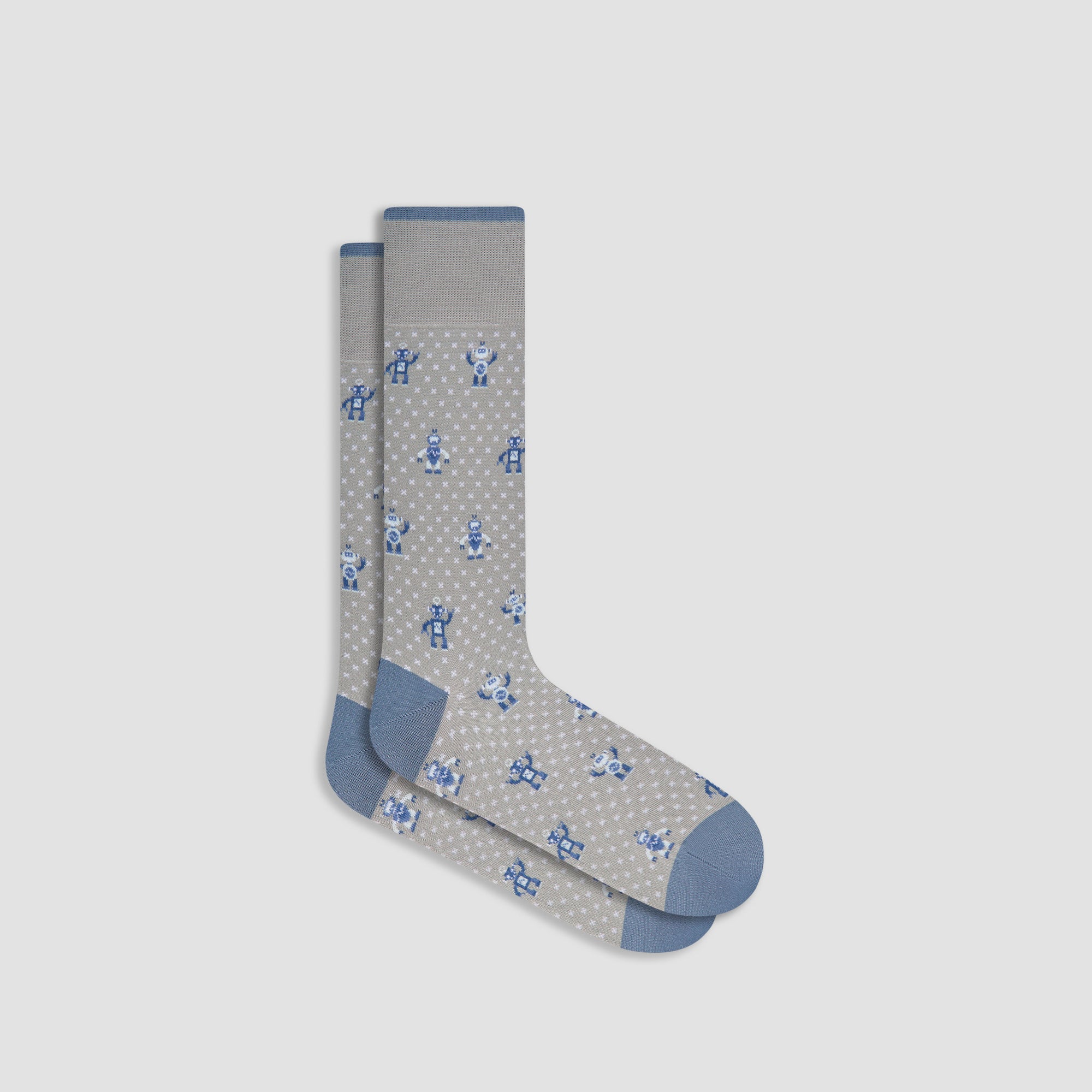 Robot Mid-Calf Socks