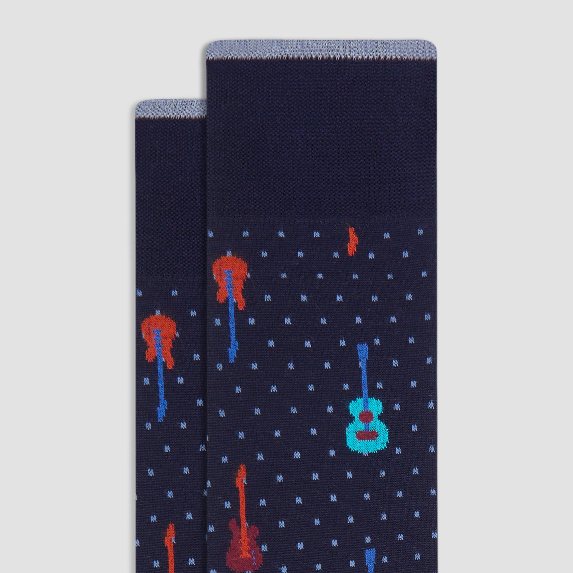 Guitar Mid-Calf Socks