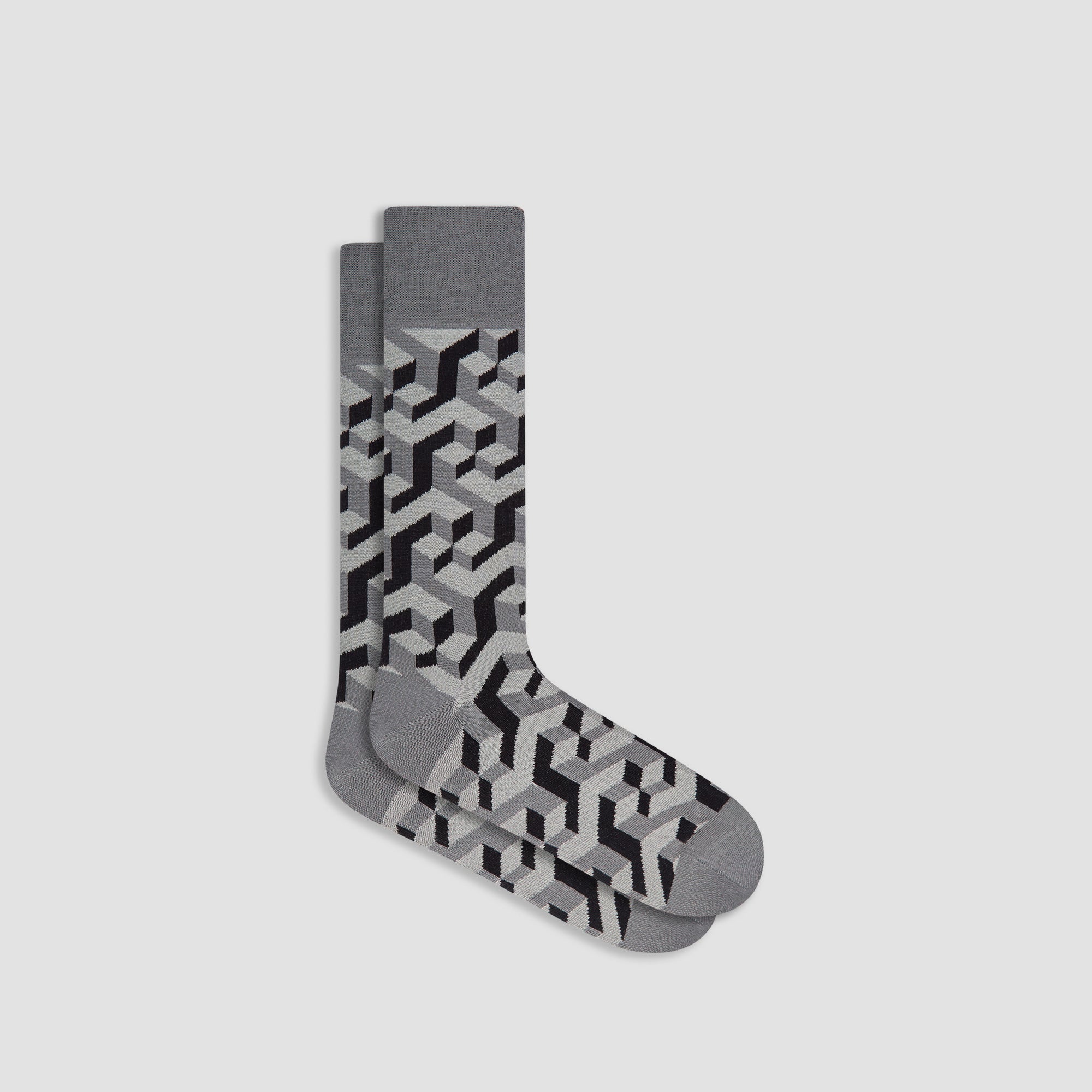 Optical Illusion Mid-Calf Socks