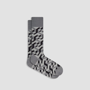 Optical Illusion Mid-Calf Socks