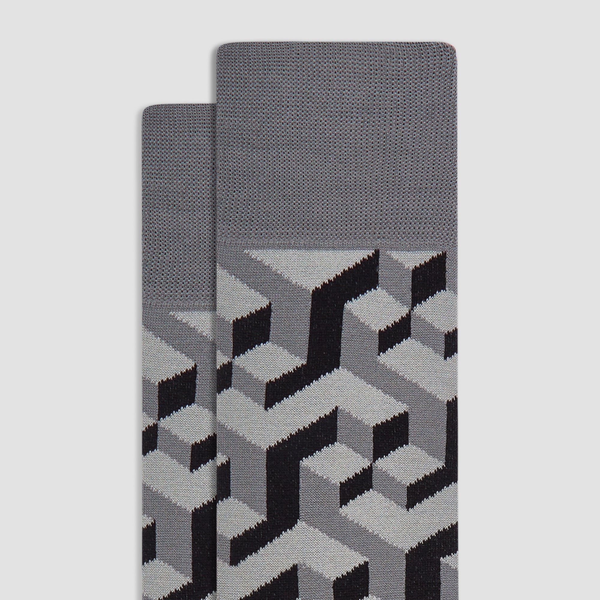 Optical Illusion Mid-Calf Socks