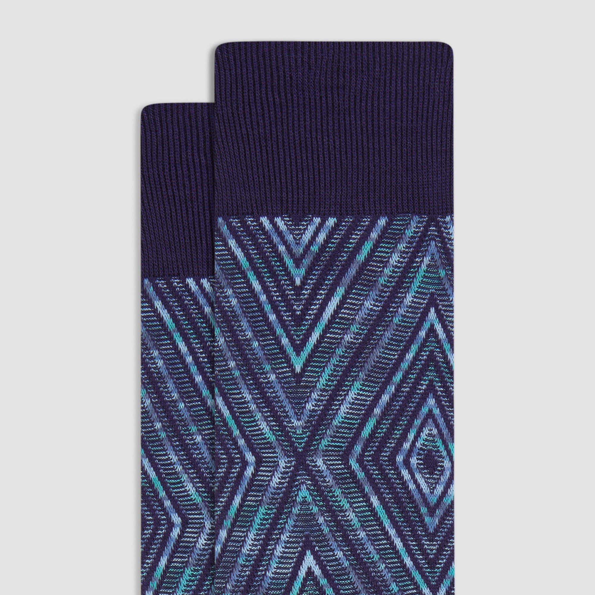 Argyle Mid-Calf Socks
