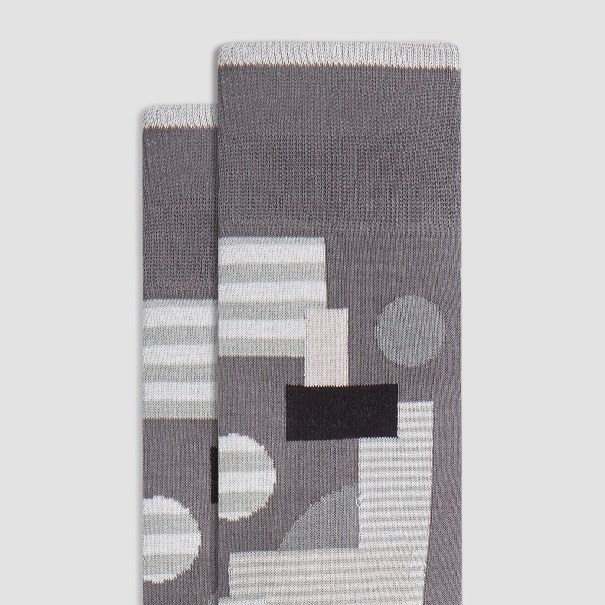 Abstract Mid-Calf Socks