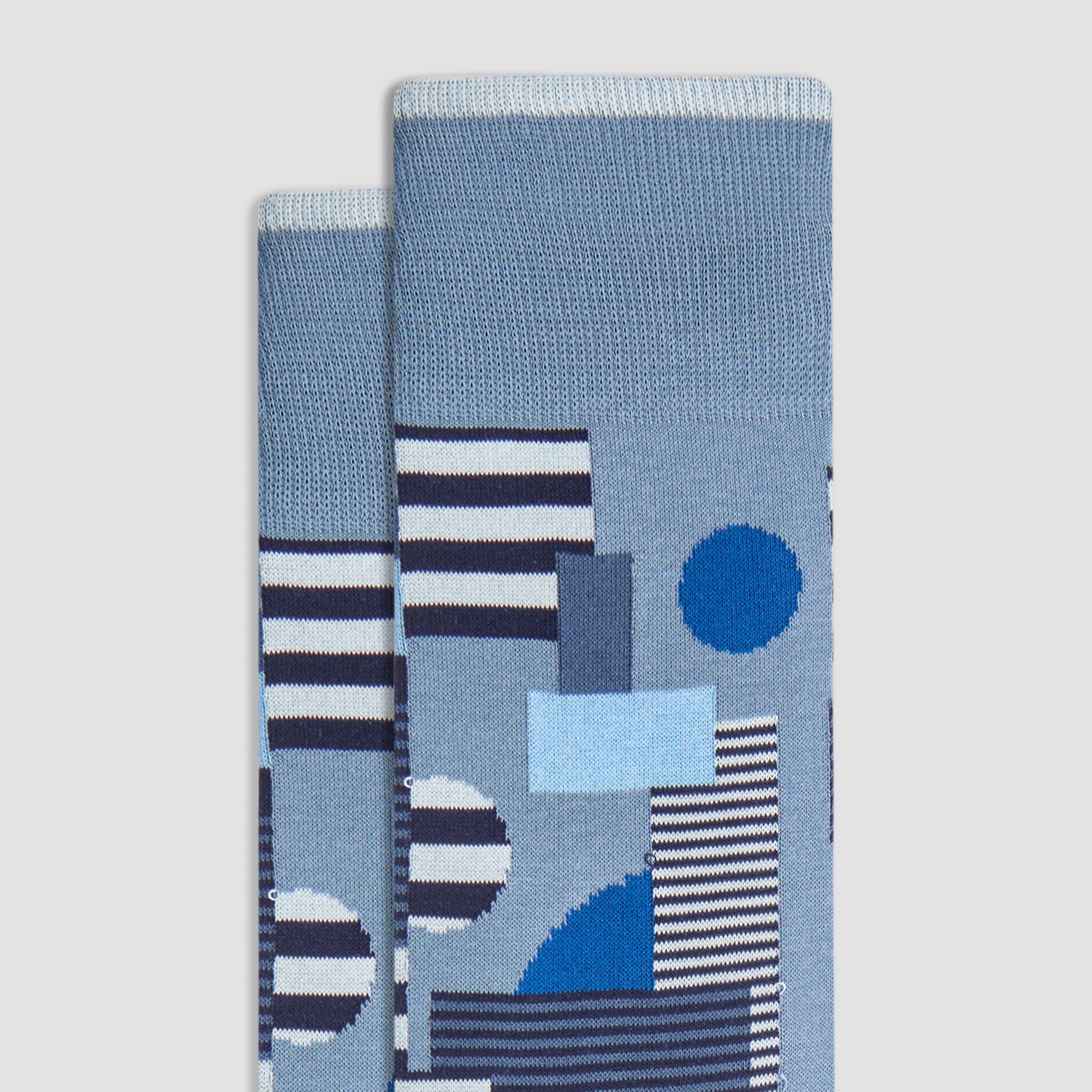 Abstract Mid-Calf Socks