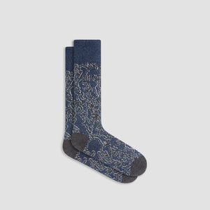 Marbled Mid-Calf Socks