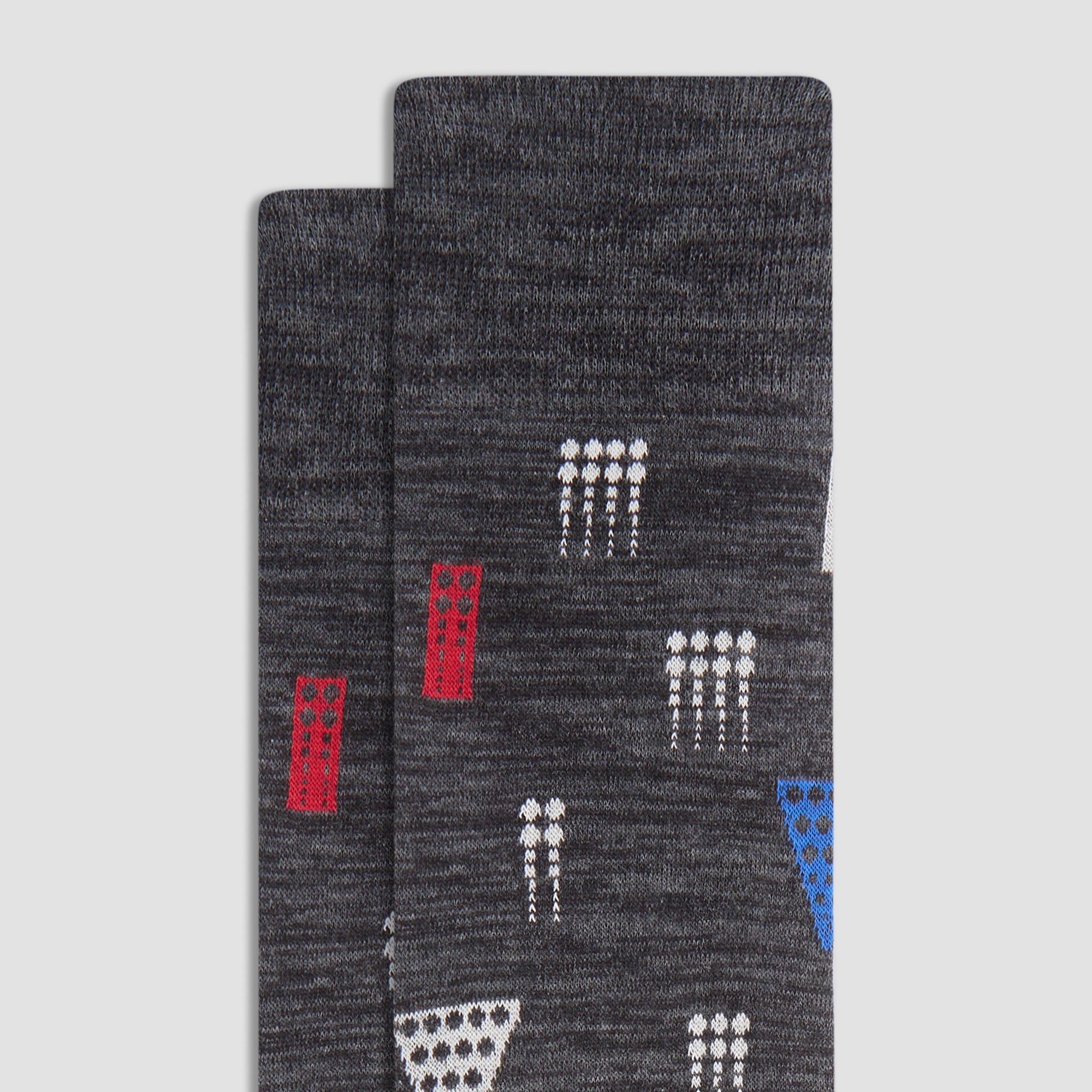 Abstract Mid-Calf Socks