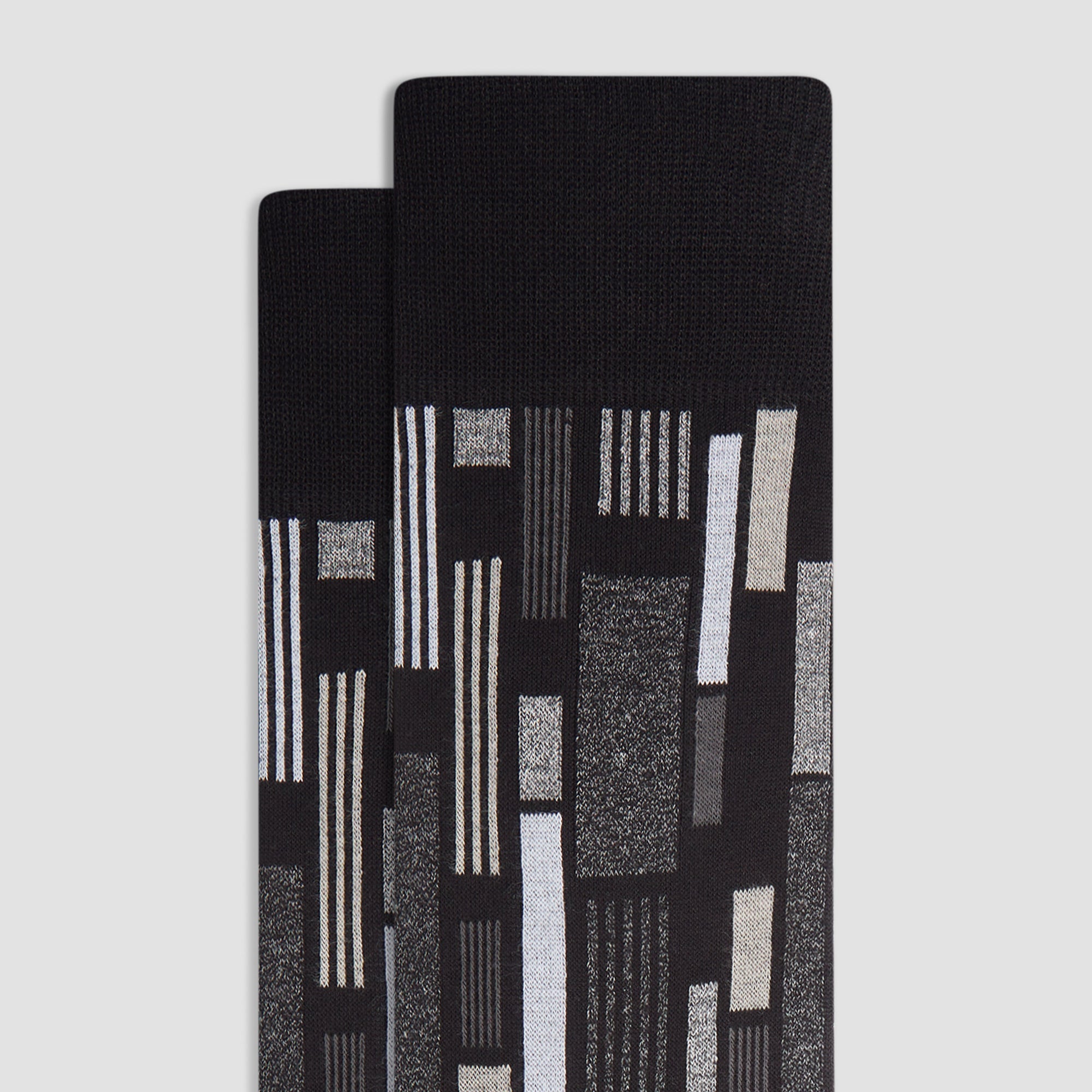 Geometric Mid-Calf Socks