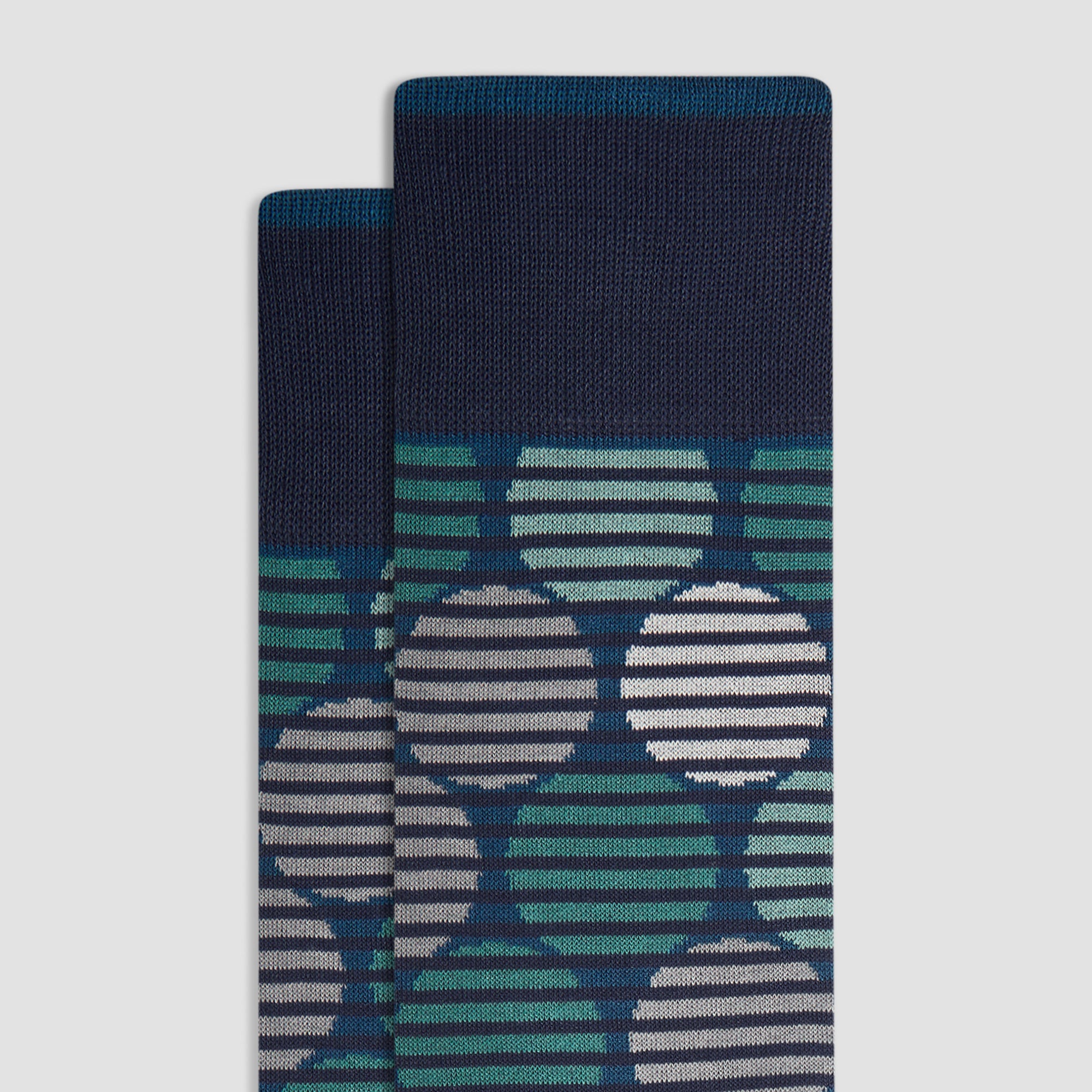 Geometric Mid-Calf Socks