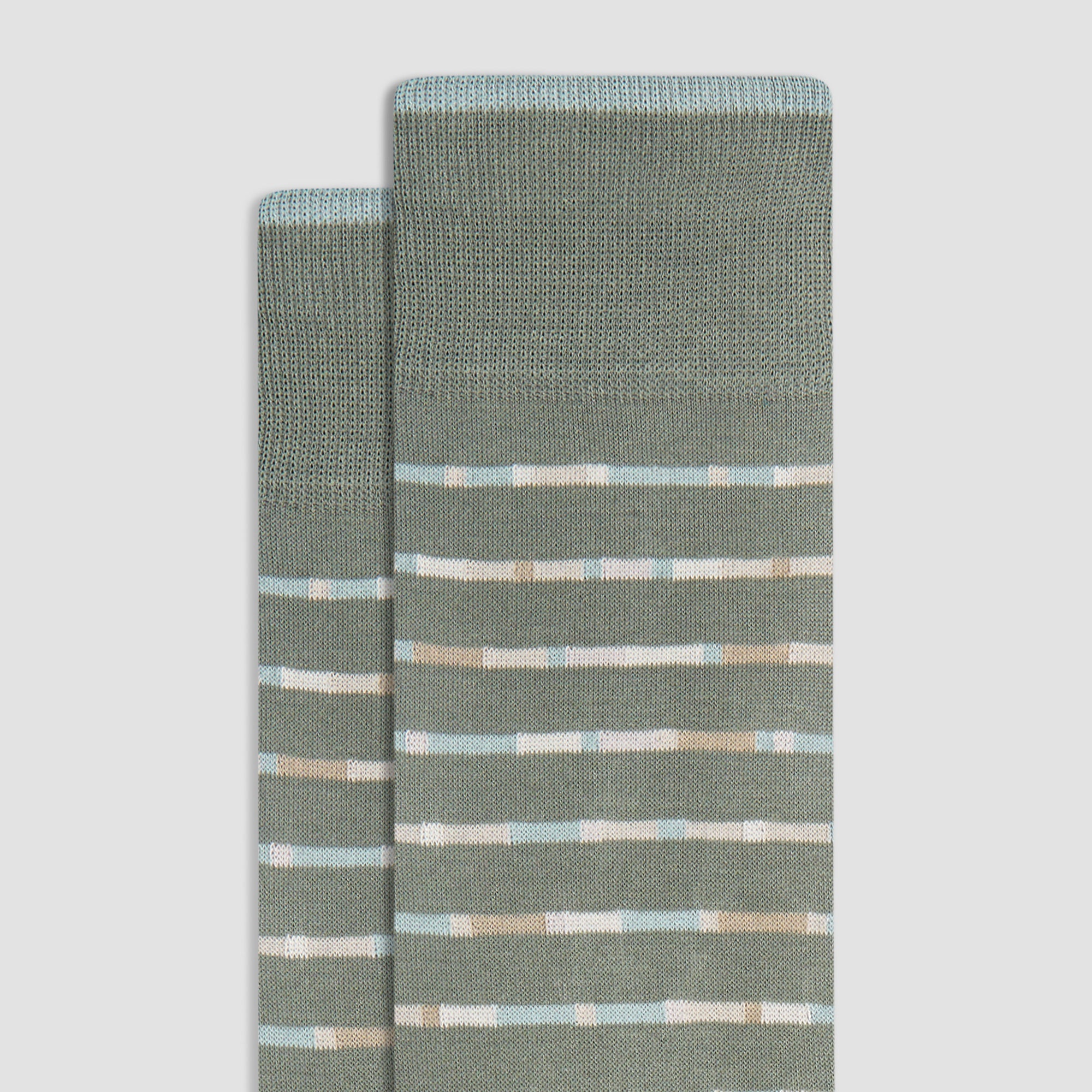 Striped Mid-Calf Socks
