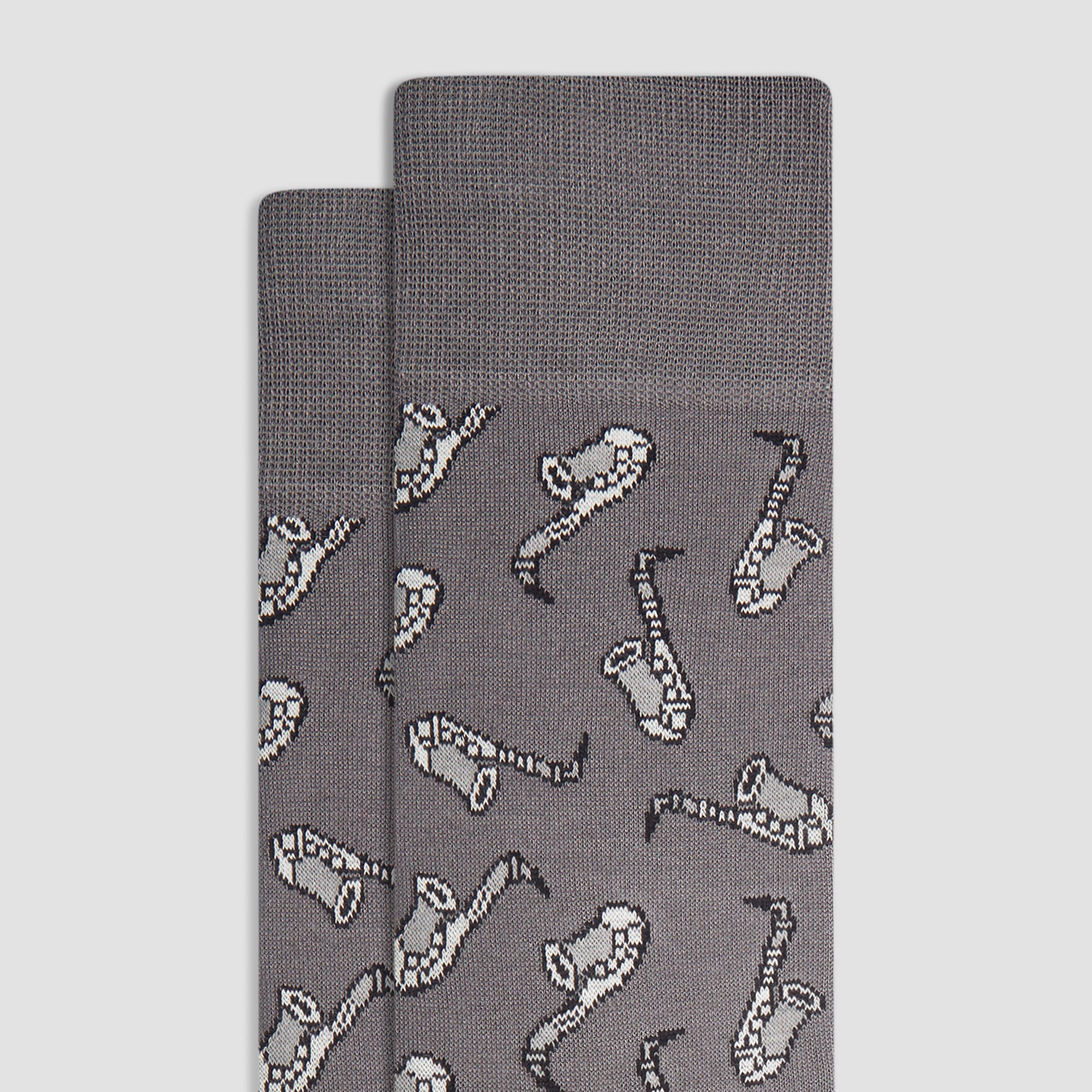 Saxophone Mid-Calf Socks