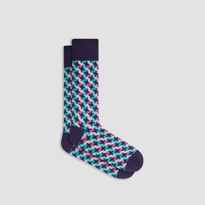 Optical Illusion Mid-Calf Socks