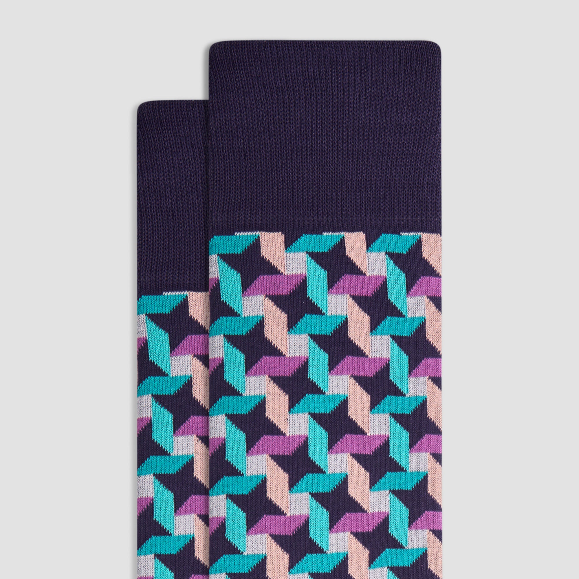 Optical Illusion Mid-Calf Socks