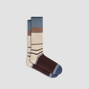 Color Block Mid-Calf Socks