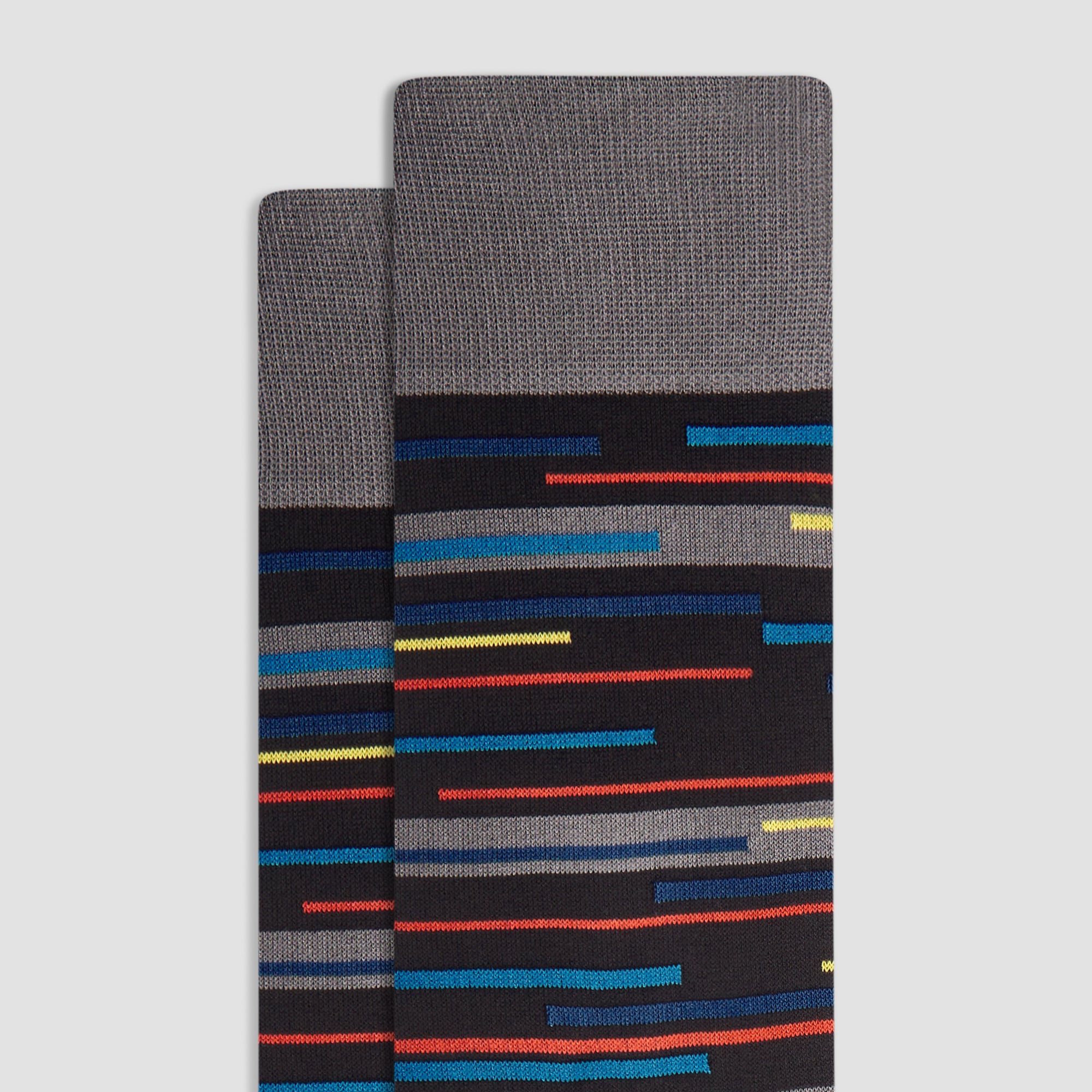 Striped Mid-Calf Socks