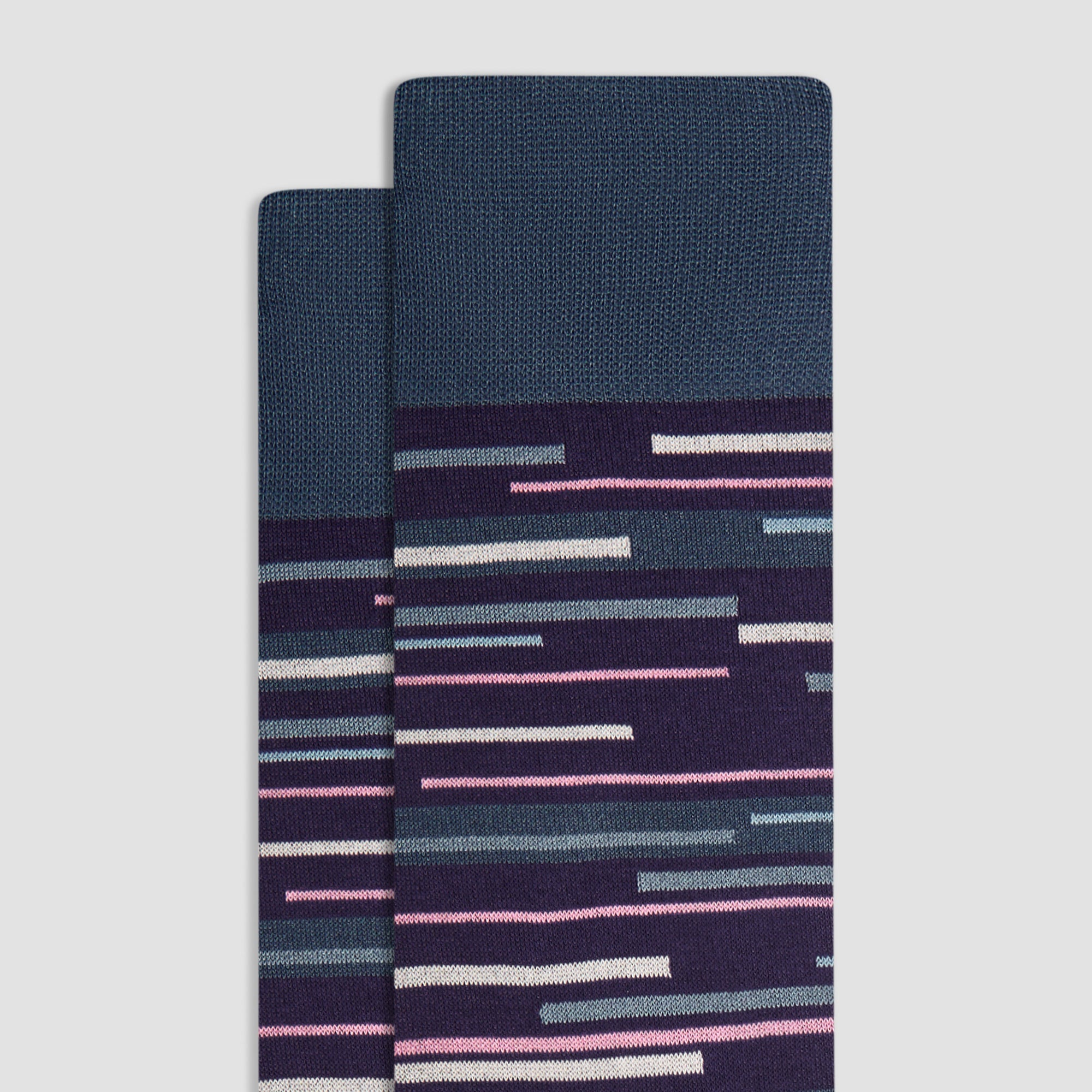 Striped Mid-Calf Socks