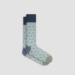 Abstract Mid-Calf Socks