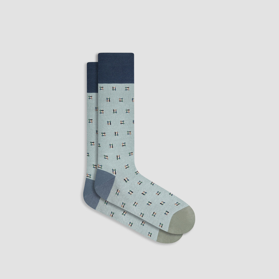 Abstract Mid-Calf Socks – BUGATCHI