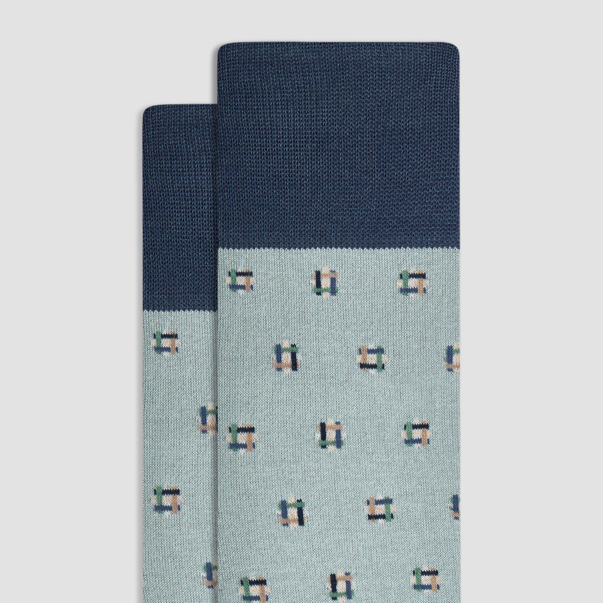 Abstract Mid-Calf Socks