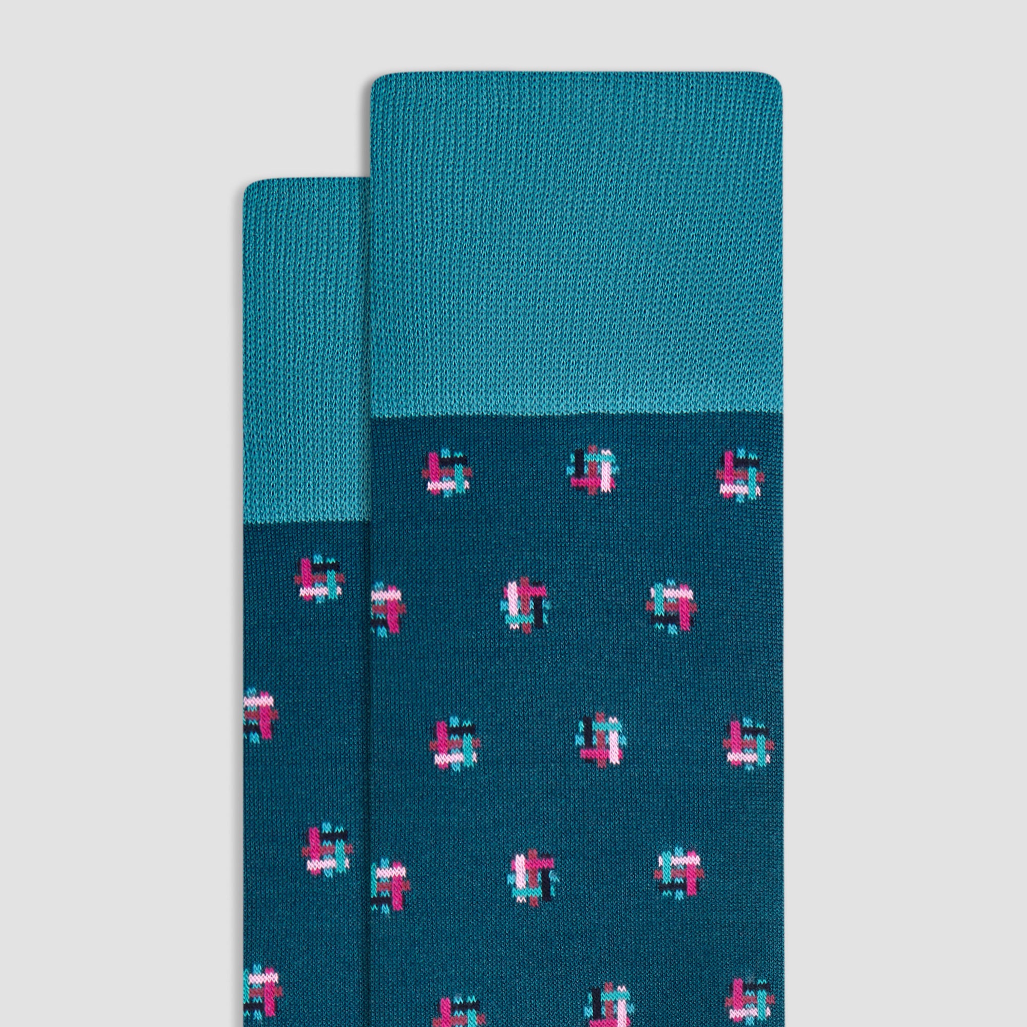 Abstract Mid-Calf Socks
