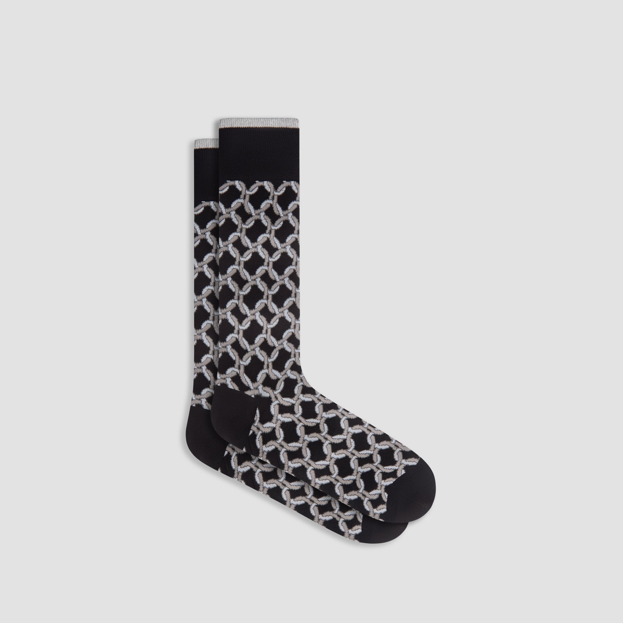 Chain Link Mid-Calf Socks