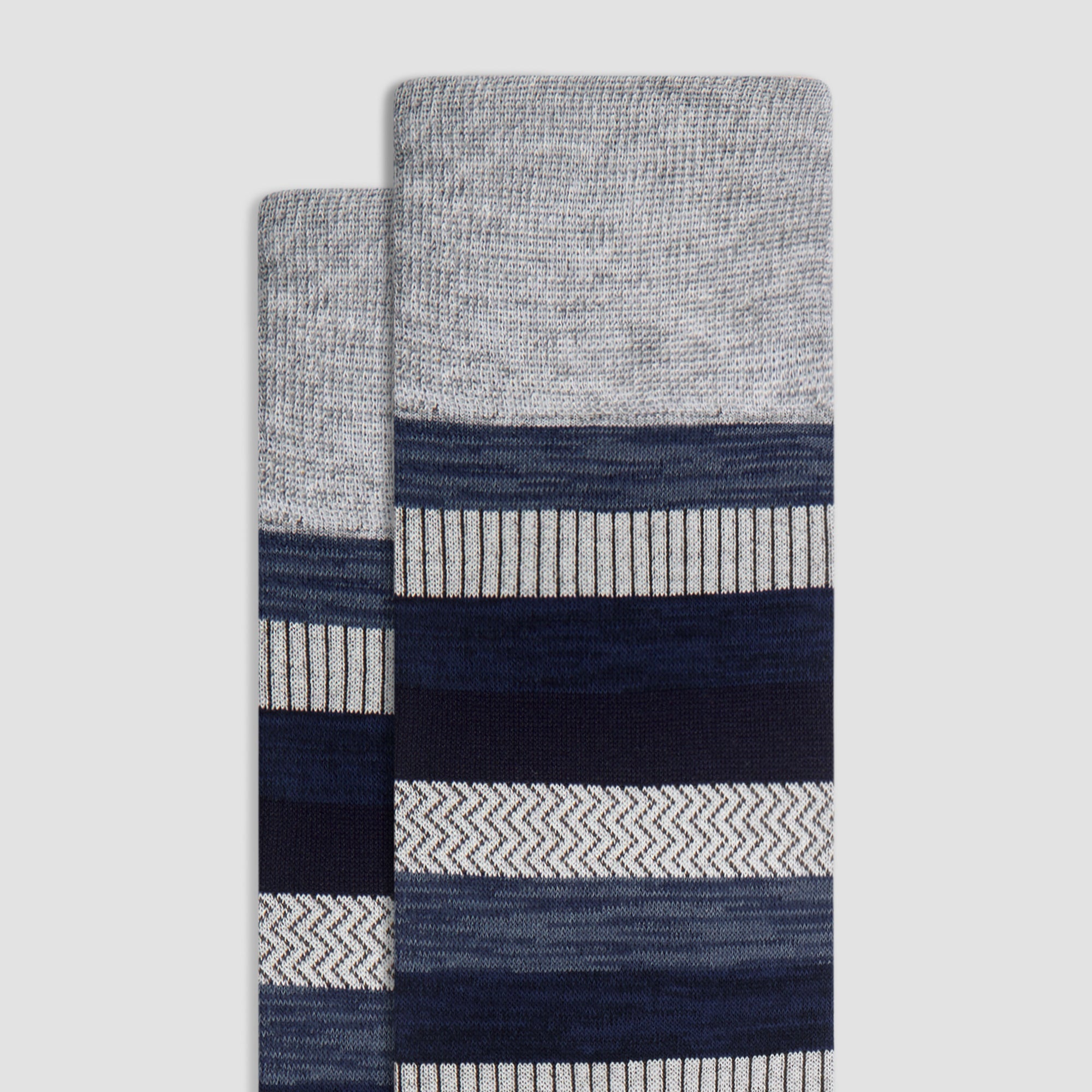Striped Mid-Calf Socks