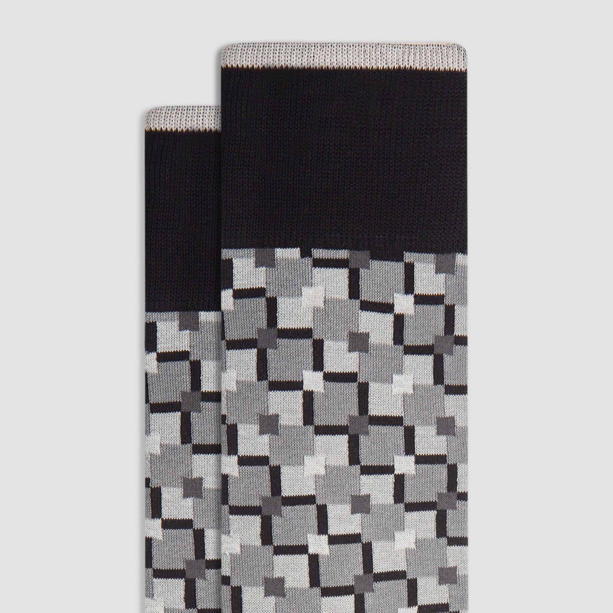 Checkered Mid-Calf Socks