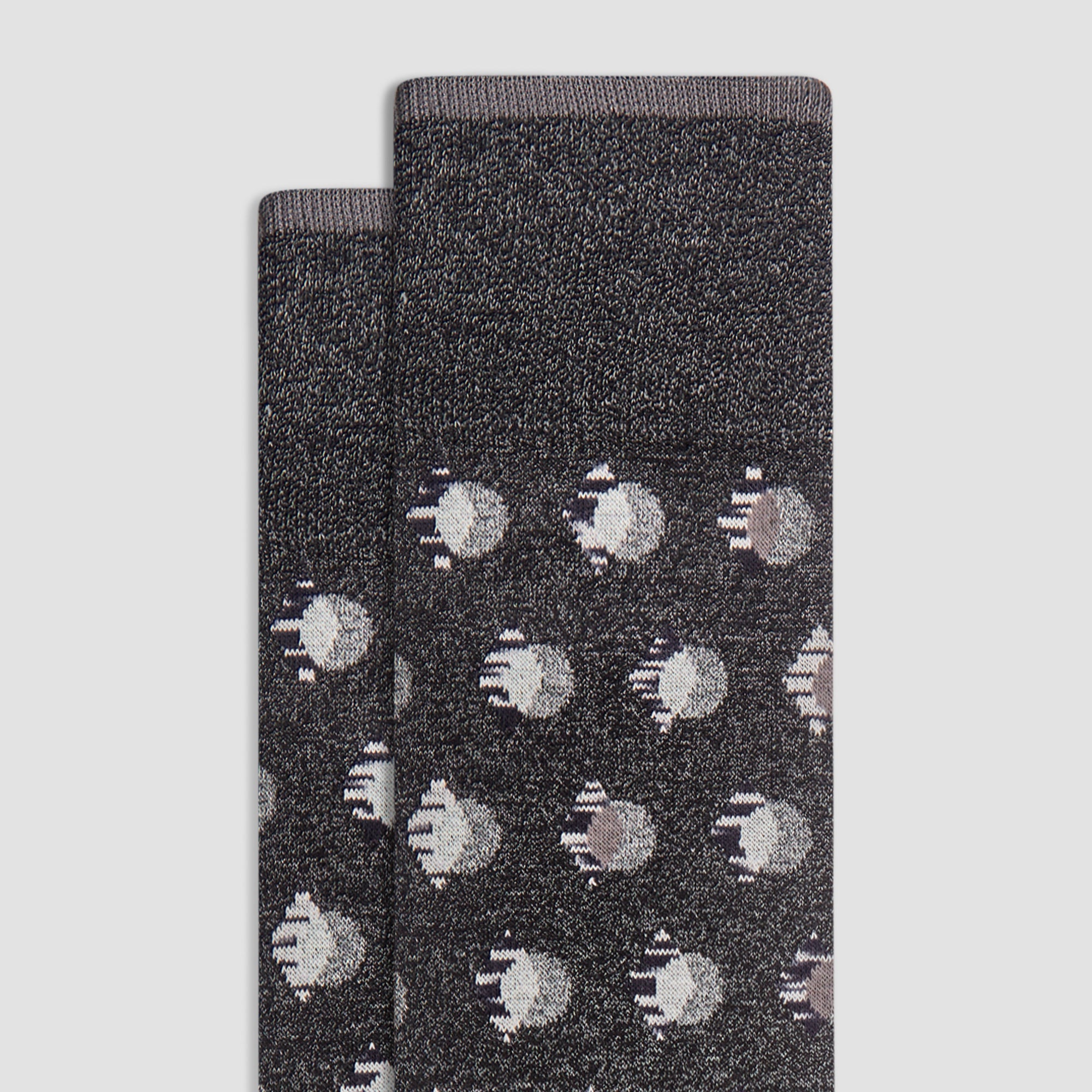 Abstract Mid-Calf Socks