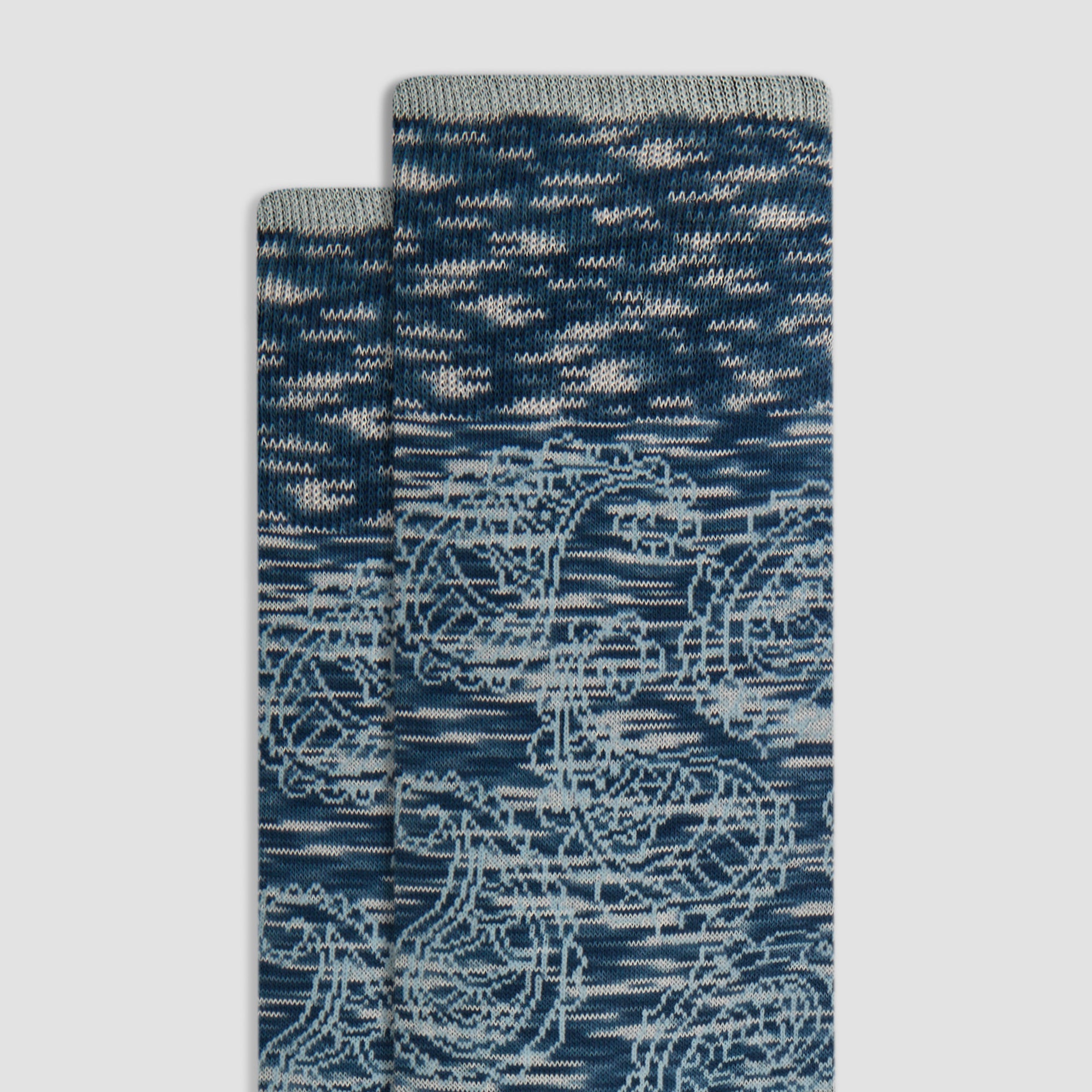 Paisley Mid-Calf Socks