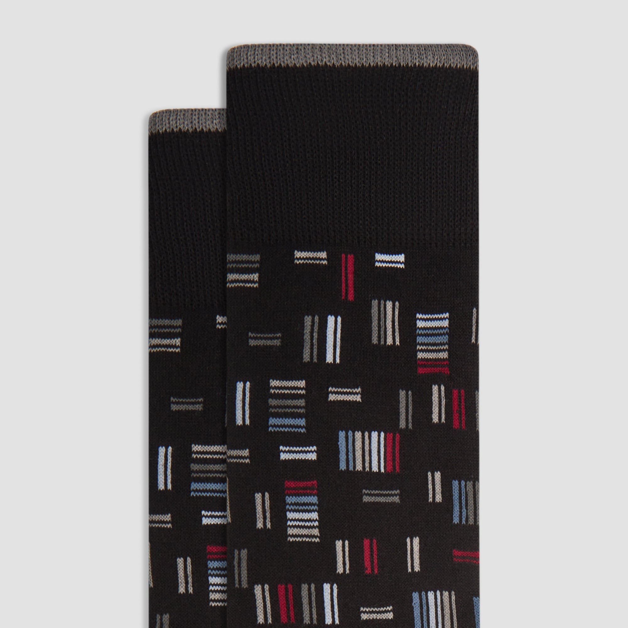 Dash Striped Cashmere Mid-Calf Socks