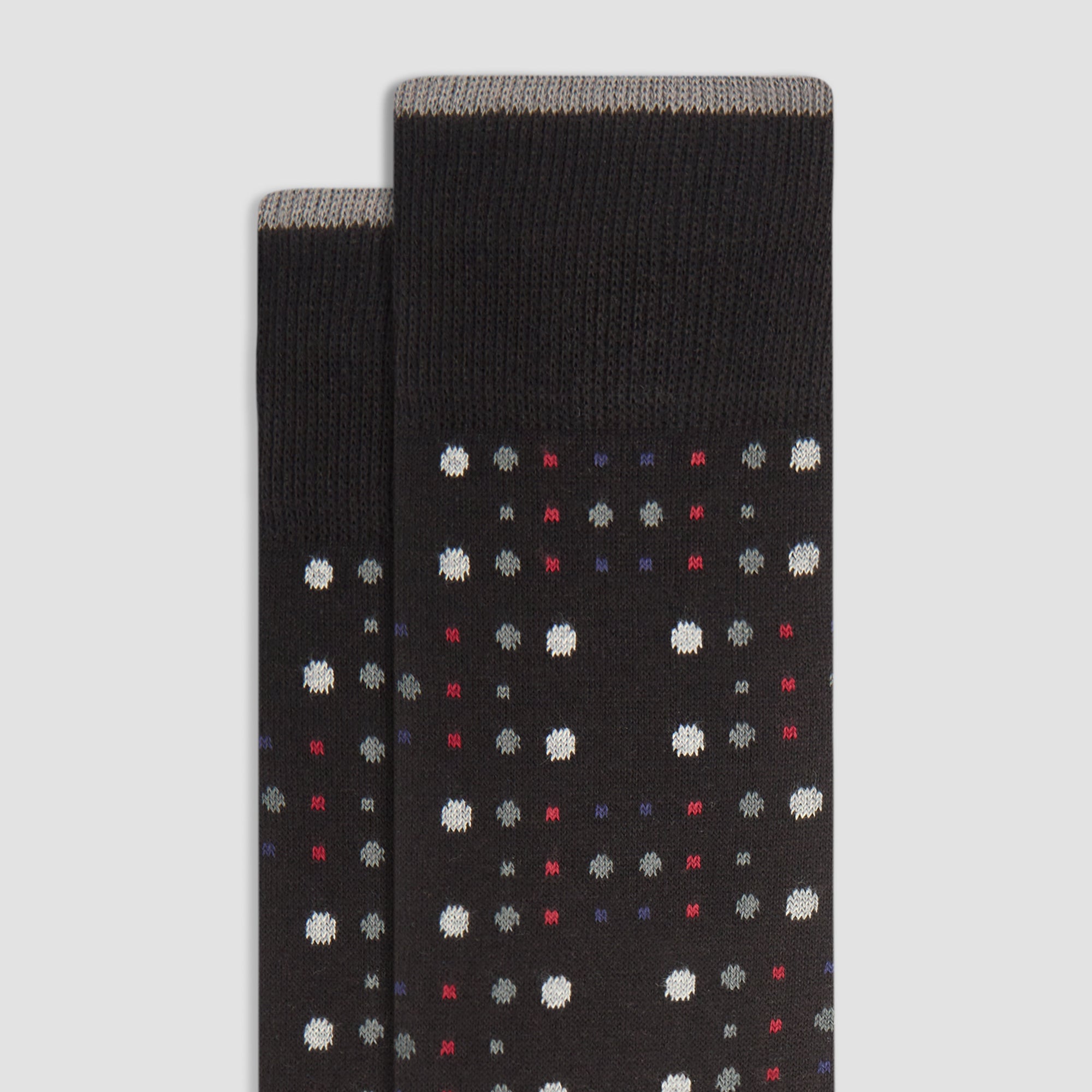 Dotted Cashmere Mid-Calf Socks