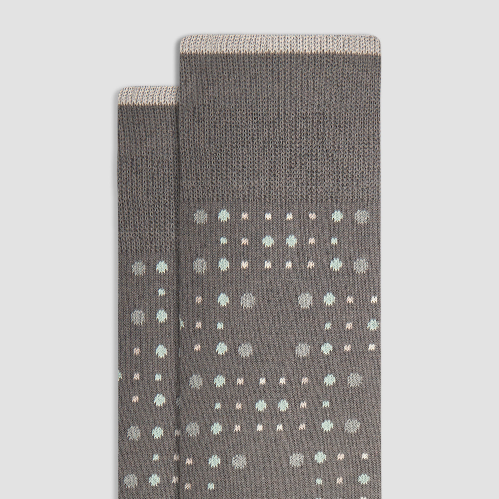 Dotted Cashmere Mid-Calf Socks