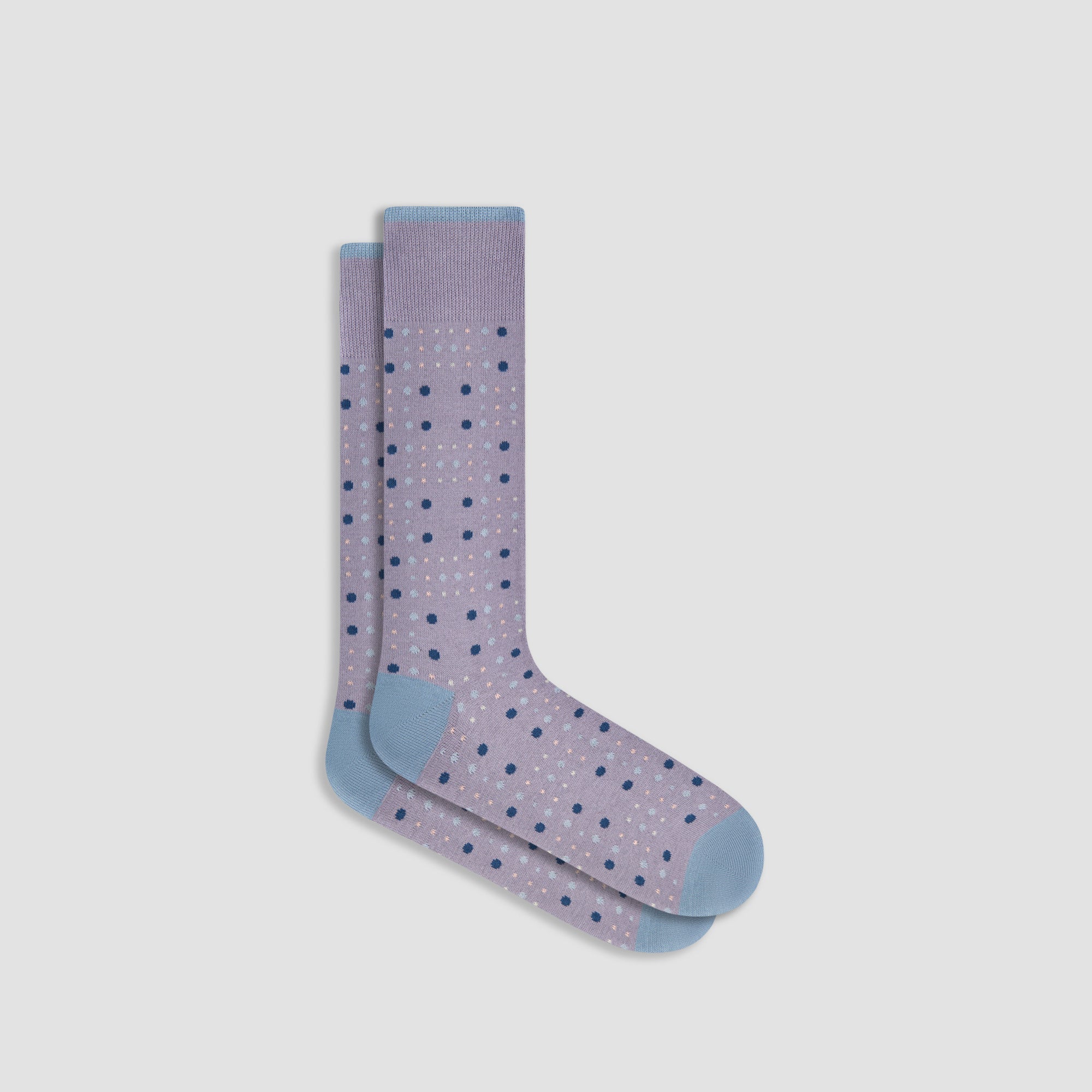 Dotted Cashmere Mid-Calf Socks
