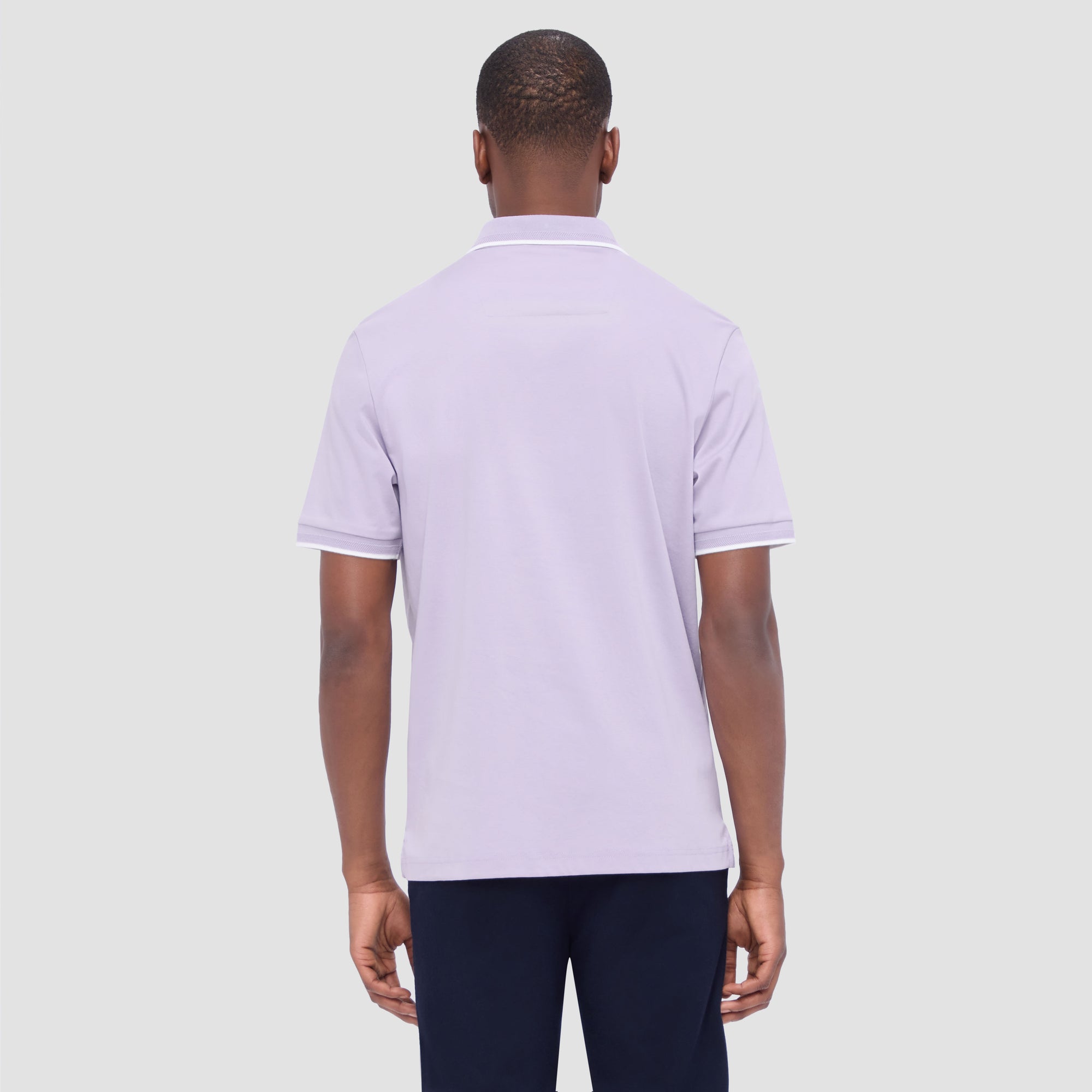 Contrast Three Button Polo