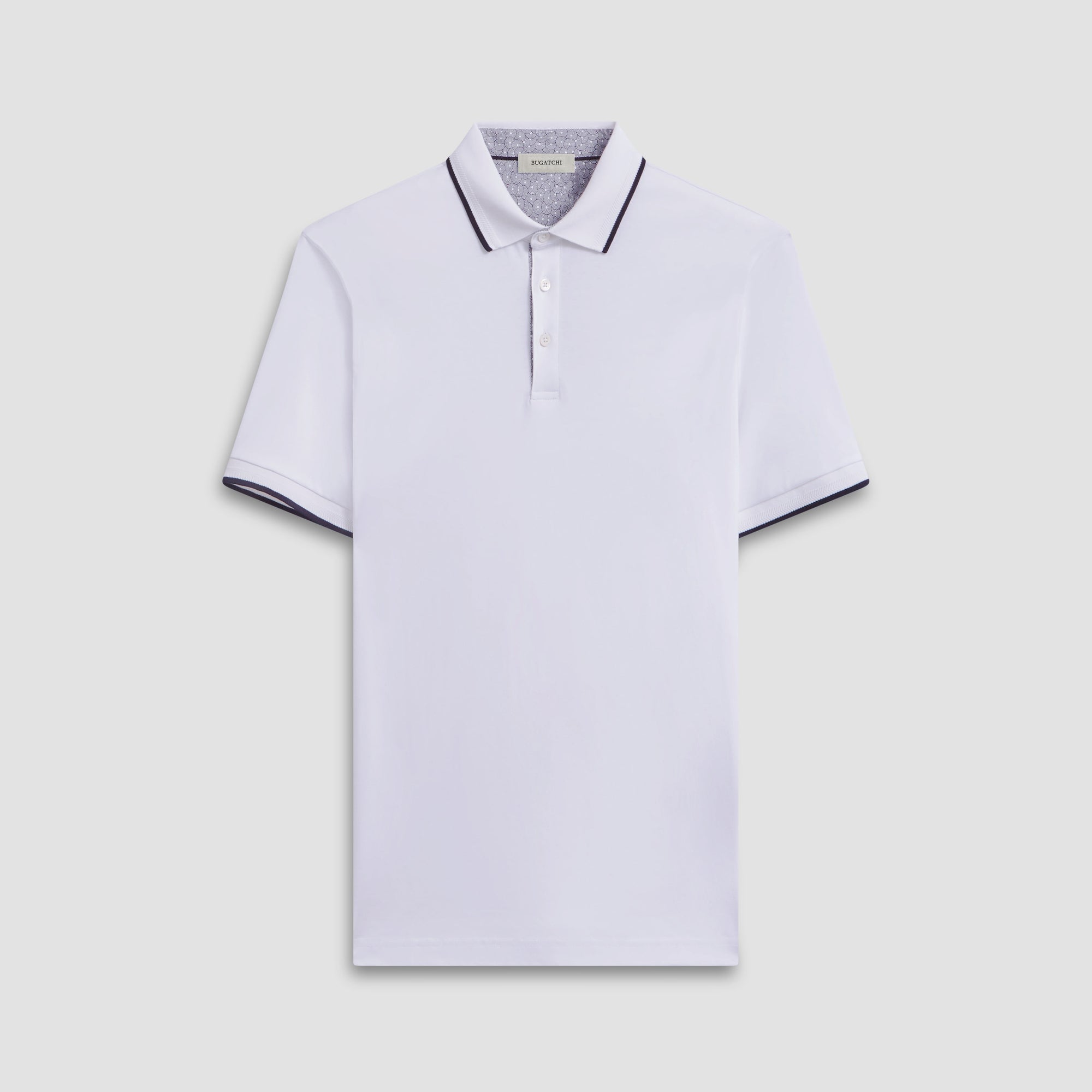Contrast Three Button Polo