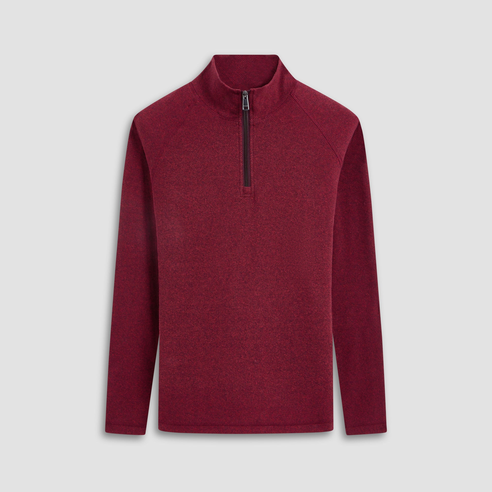 Diagonal Pinstripe Quarter-Zip Pullover