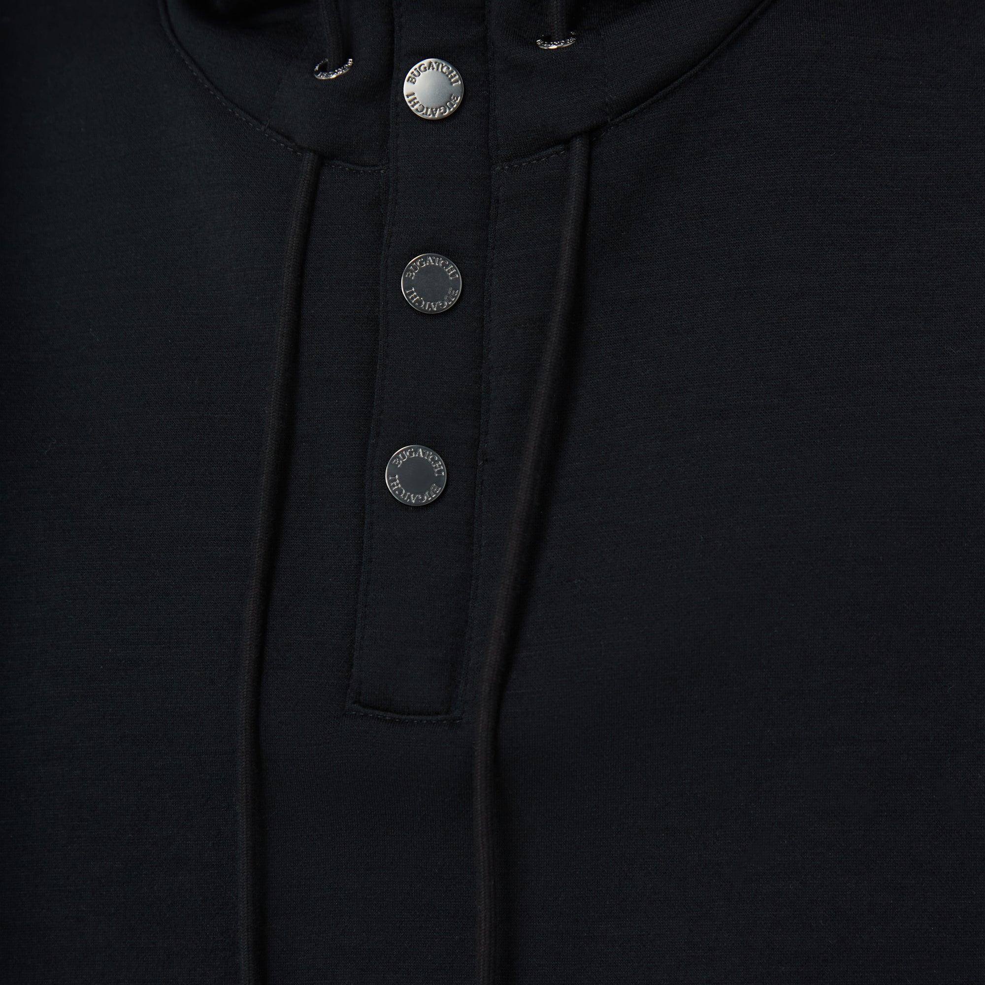 Solid Quarter-Zip Pullover Hoodie