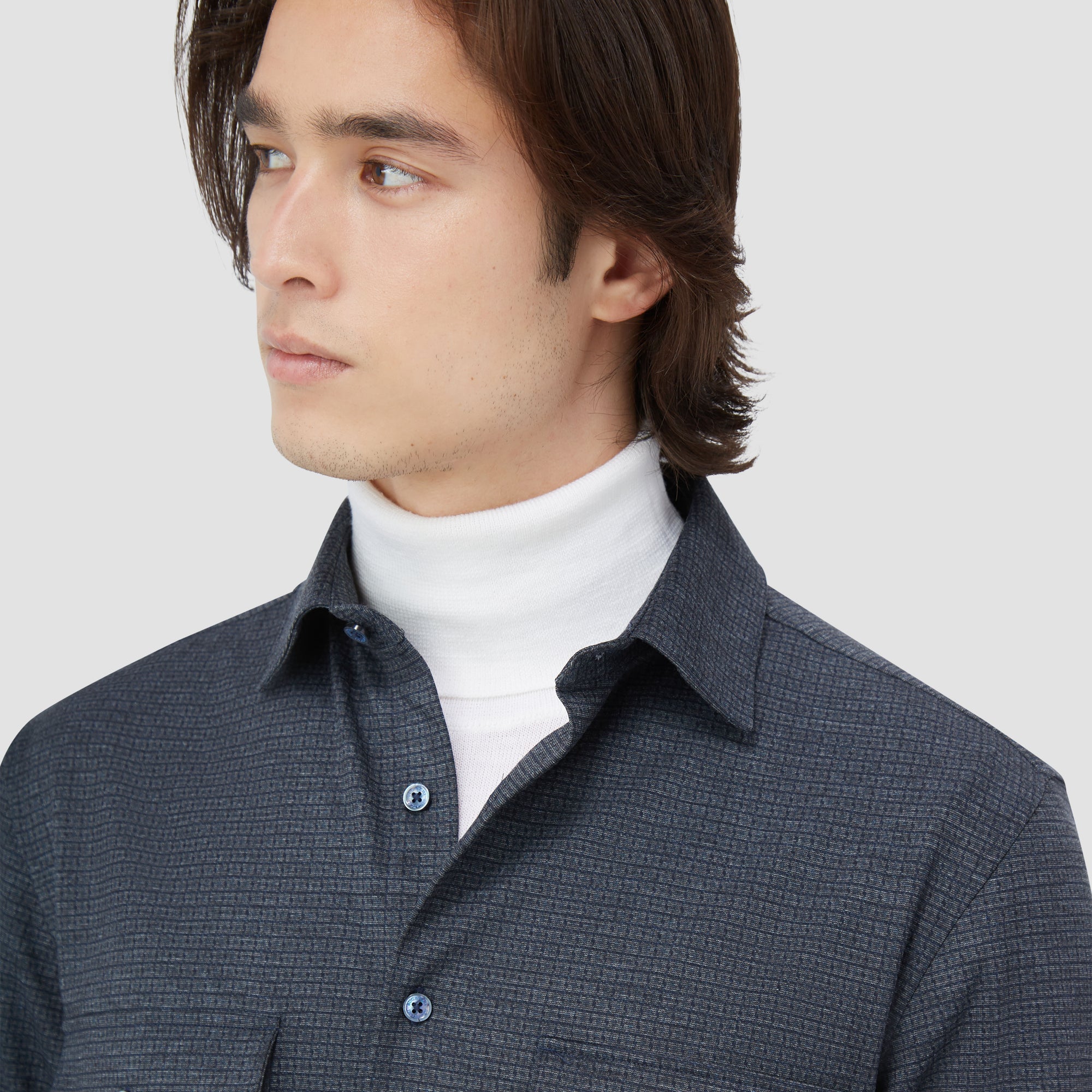 Checkered Shirt Jacket