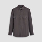 Checkered Shirt Jacket – BUGATCHI