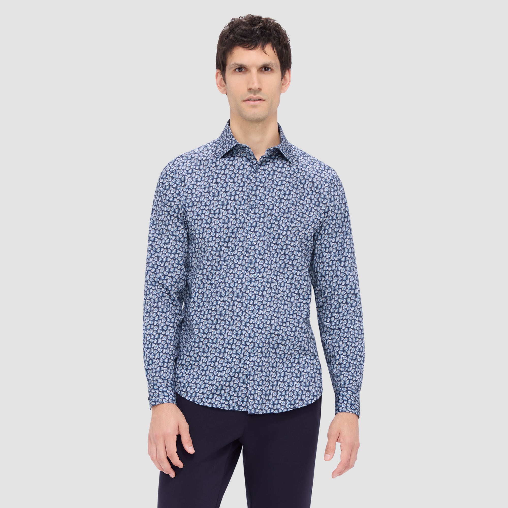 James Leaf Print OoohCotton Shirt